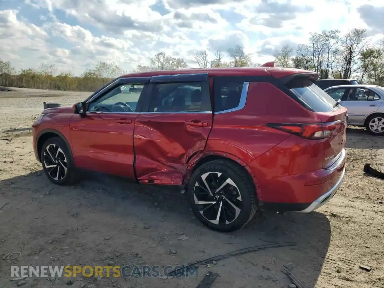 2 Photograph of a damaged car JA4J4UA88NZ012804 MITSUBISHI OUTLANDER 2022