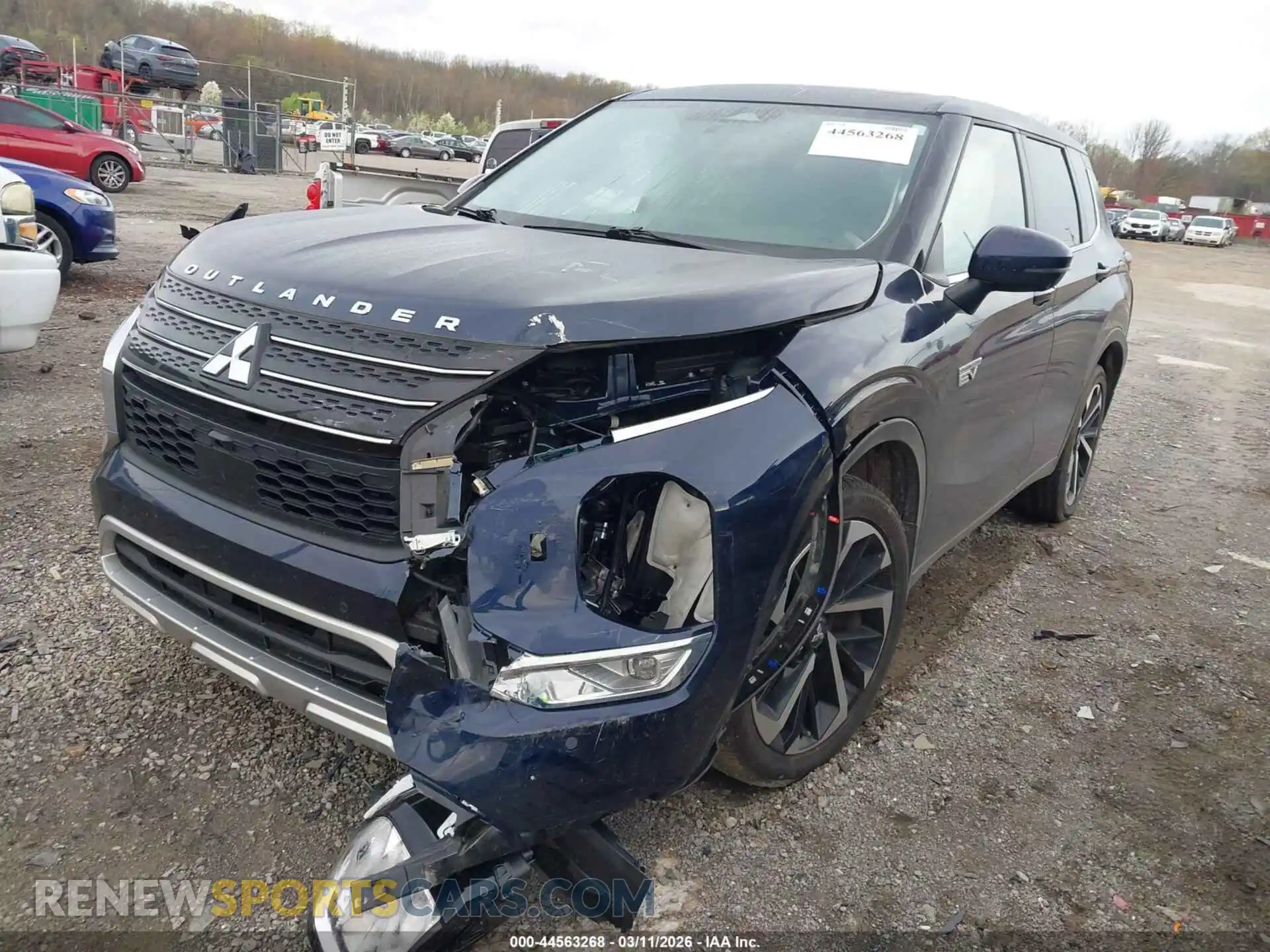 2 Photograph of a damaged car JA4T5VA93SZ039182 MITSUBISHI OUTLANDER PHEV 2025
