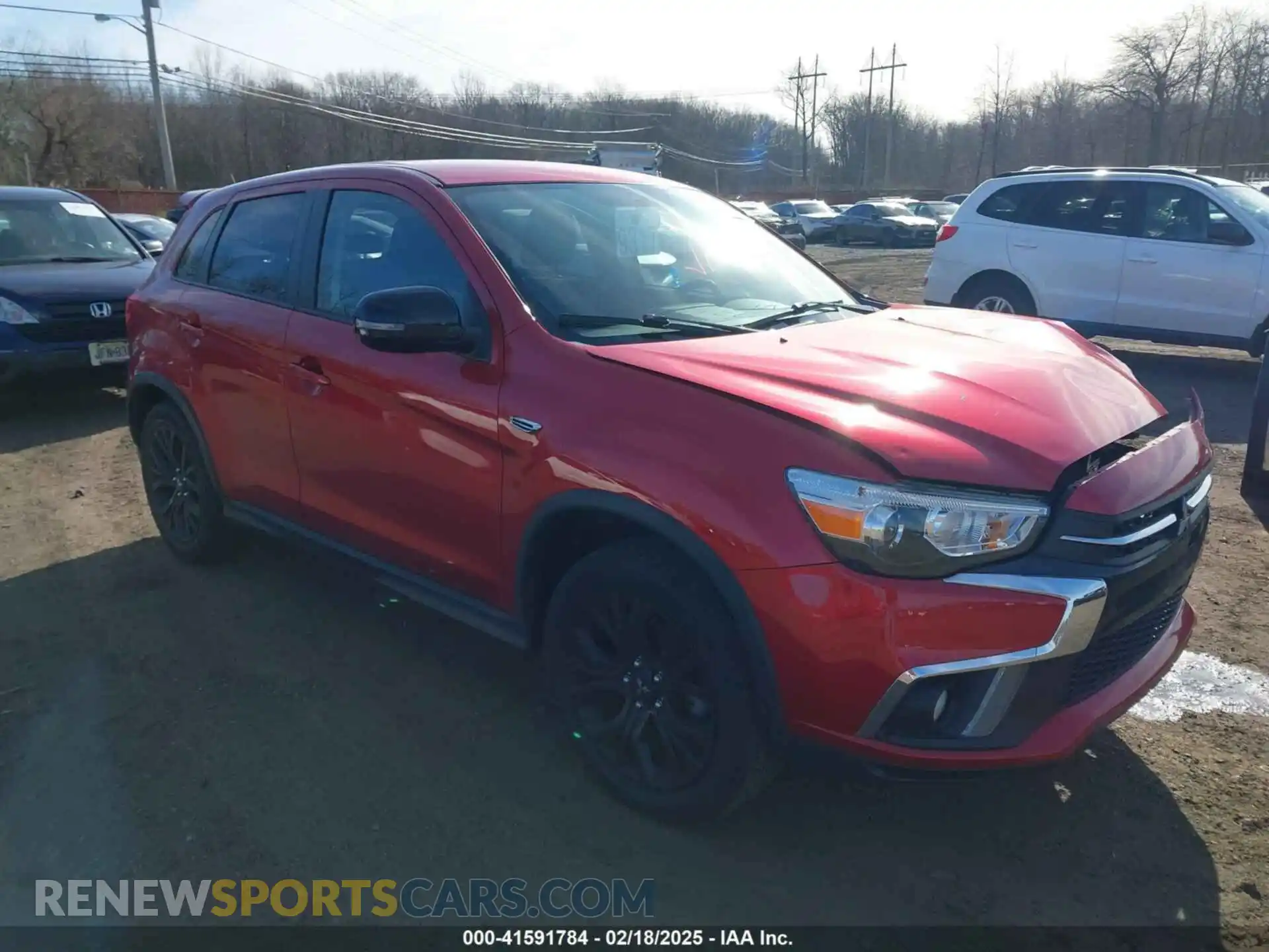 1 Photograph of a damaged car JA4AR3AU2KU020205 MITSUBISHI OUTLANDER SPORT 2019