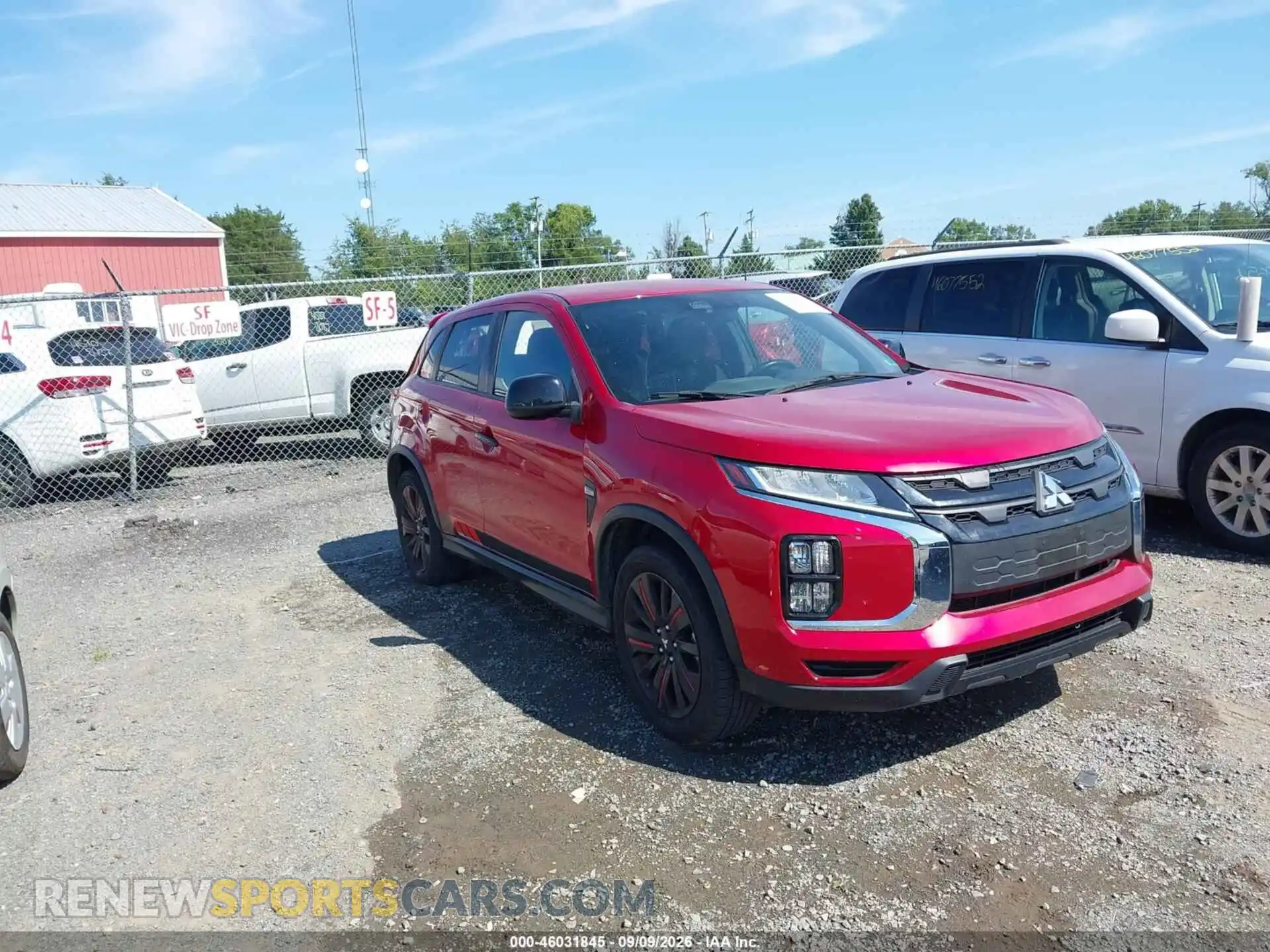 1 Photograph of a damaged car JA4APUAU4MU011262 MITSUBISHI OUTLANDER SPORT 2021