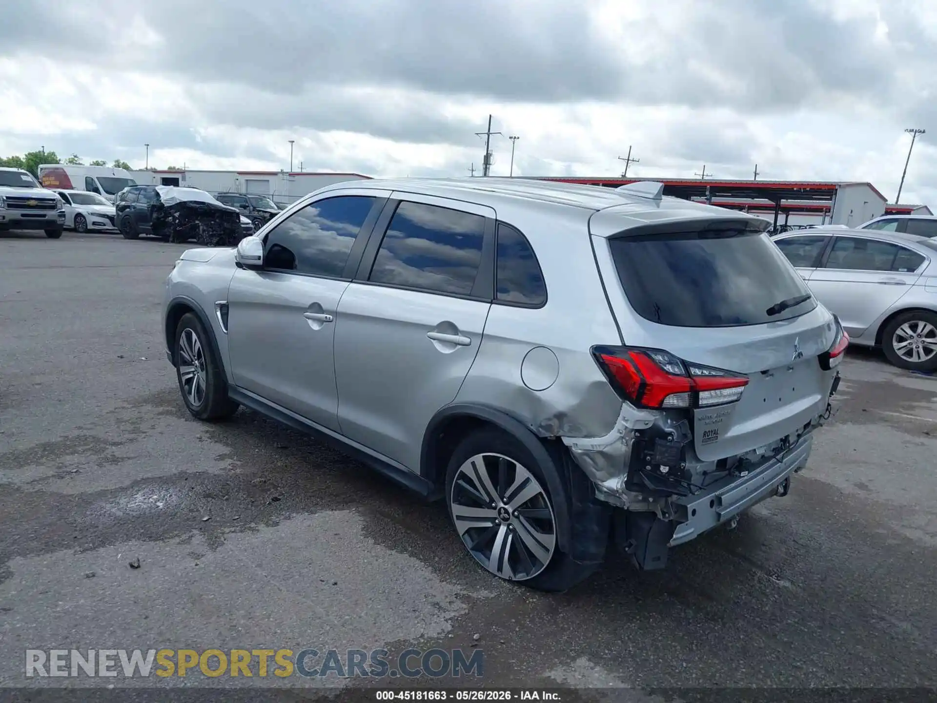 3 Photograph of a damaged car JA4APVAU2MU029703 MITSUBISHI OUTLANDER SPORT 2021