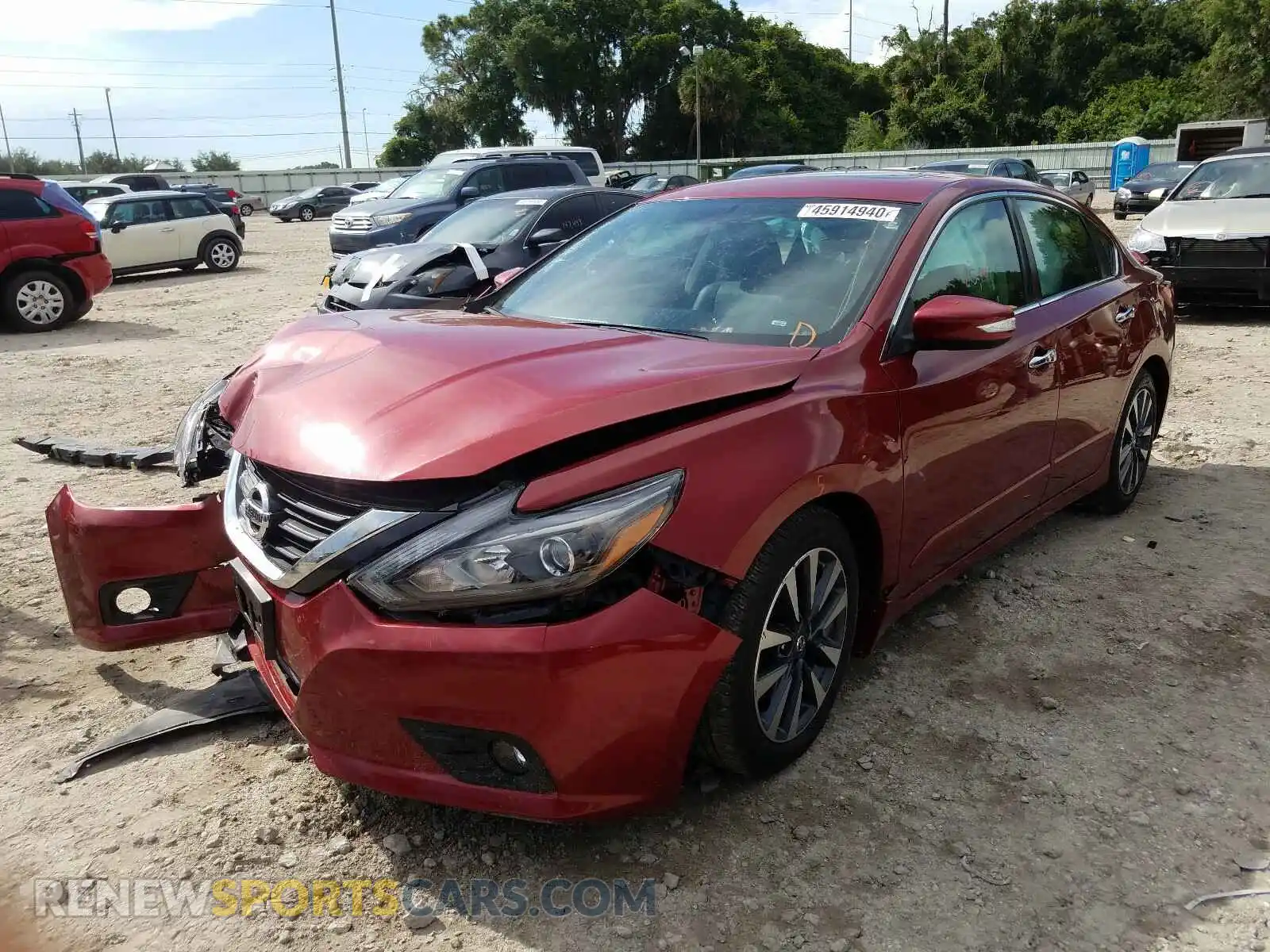2 Photograph of a damaged car 1N4AL3AP5GC284927 NISSAN ALTIMA 2016