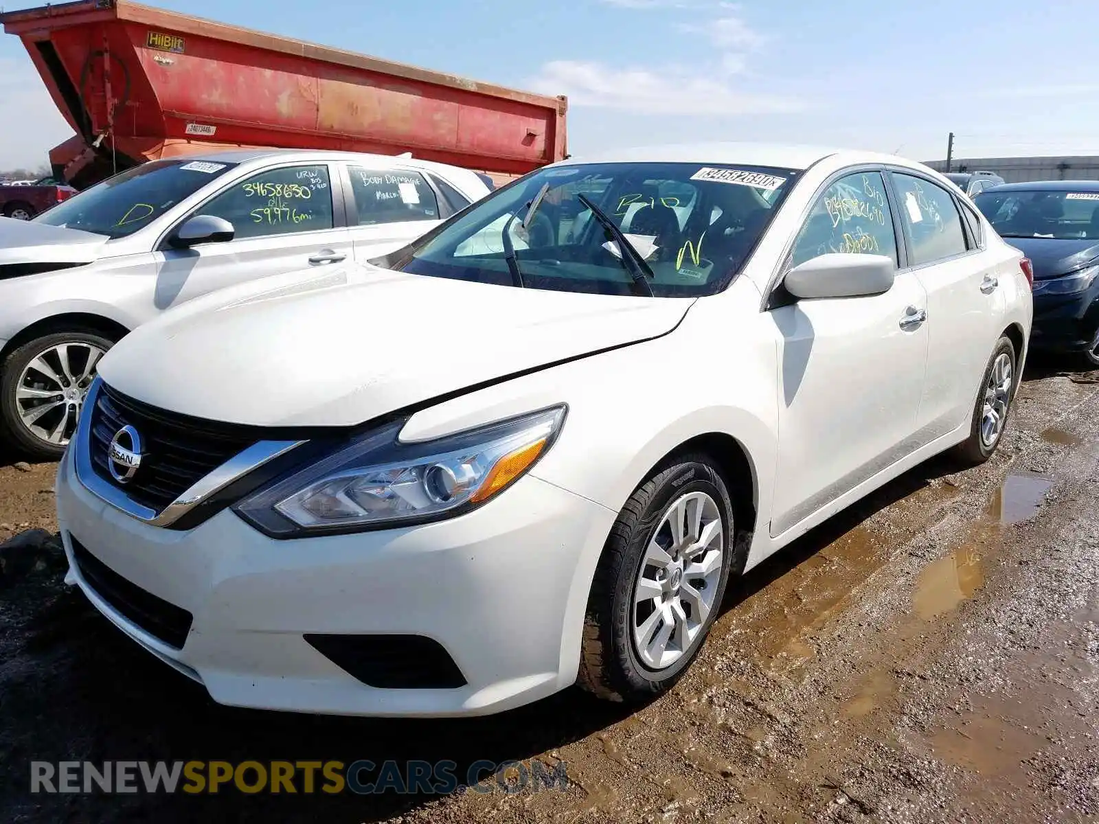 2 Photograph of a damaged car 1N4AL3APXJC174592 NISSAN ALTIMA 2018