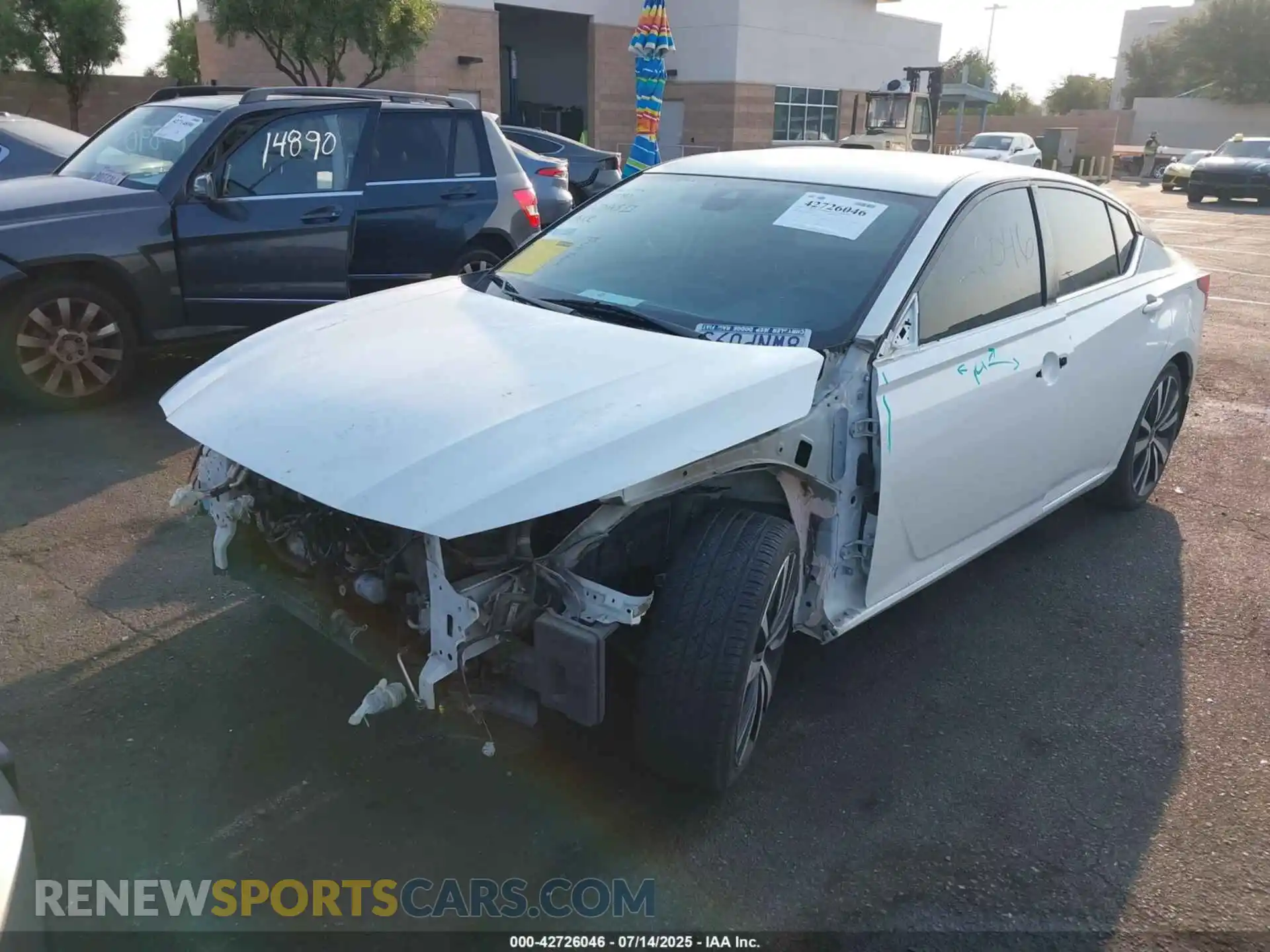 2 Photograph of a damaged car 1N4BL4CV2MN370721 NISSAN ALTIMA 2021