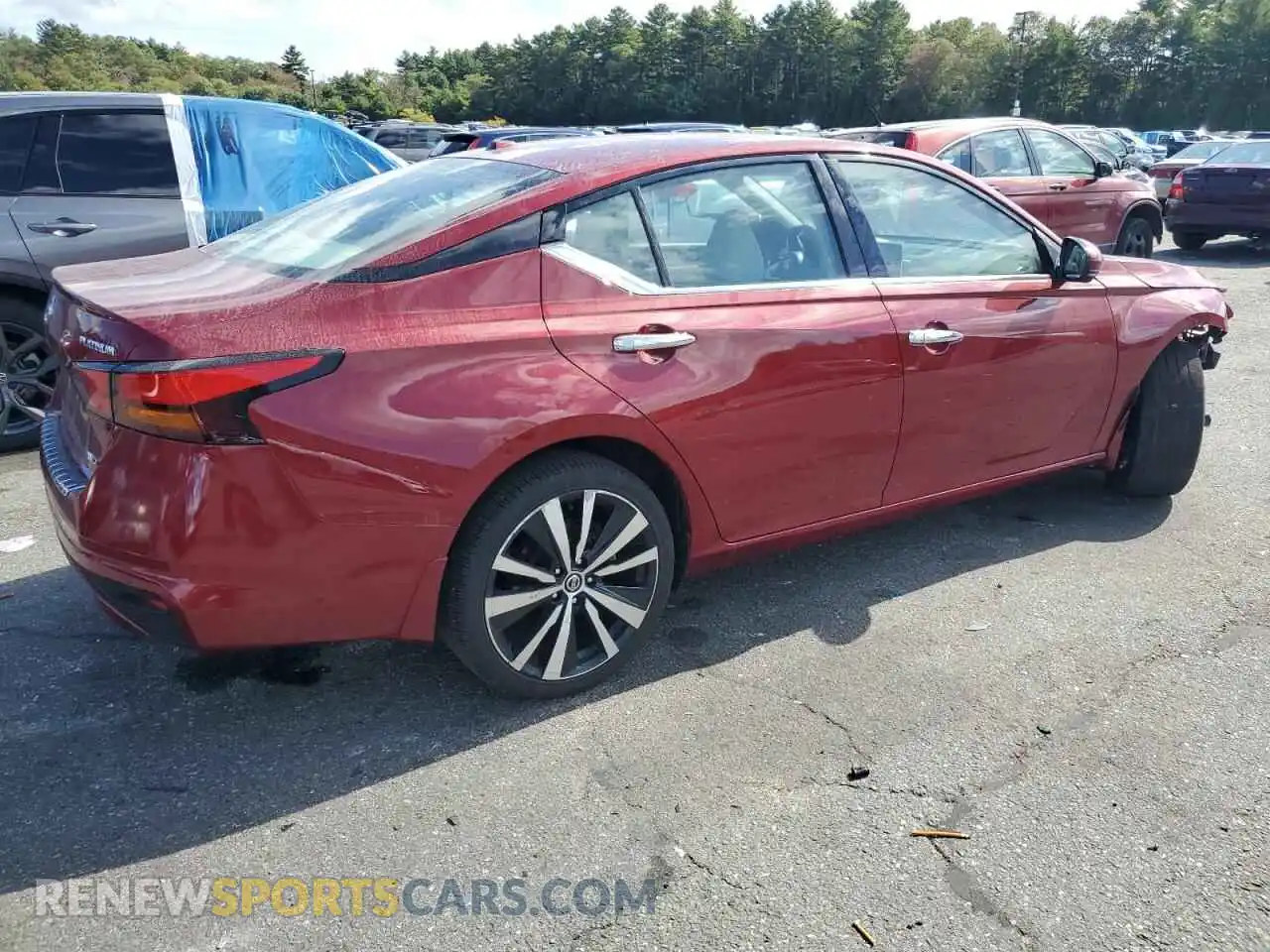 3 Photograph of a damaged car 1N4BL4FW9MN313968 NISSAN ALTIMA 2021