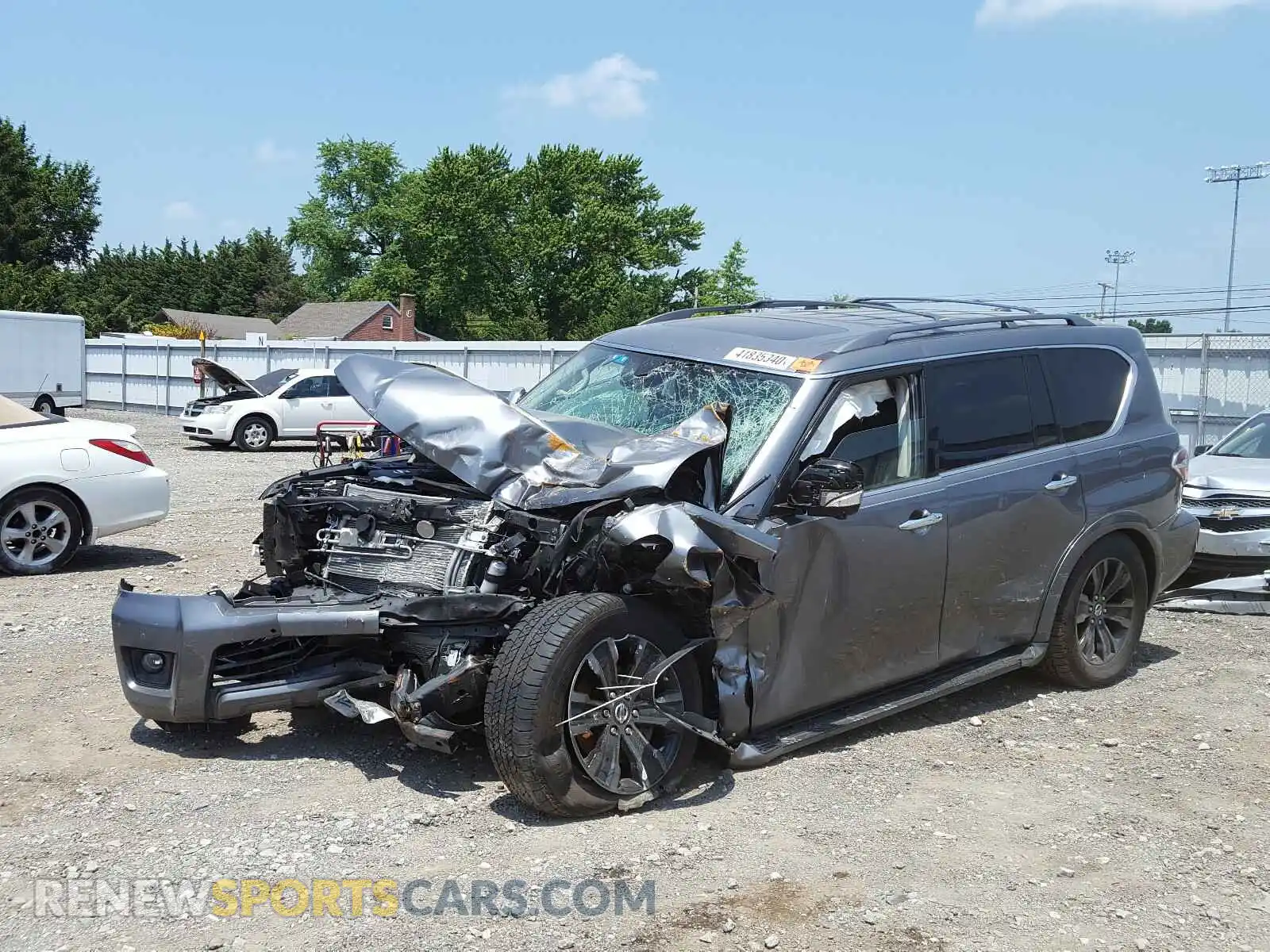 2 Photograph of a damaged car JN8AY2NC0K9580428 NISSAN ARMADA 2019