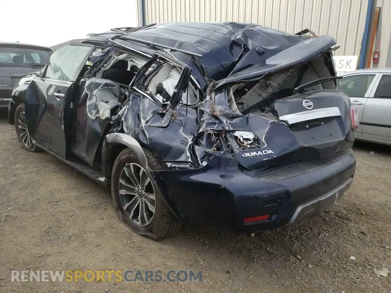 3 Фотография поврежденного автомобиля JN8AY2NC7L9620313 NISSAN ARMADA 2020