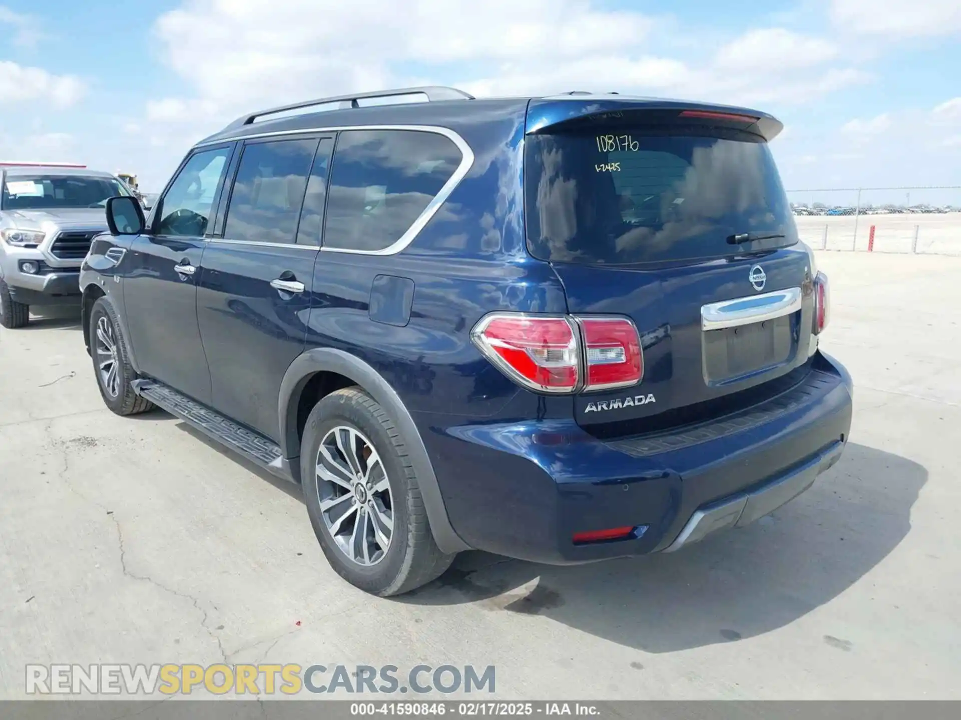 3 fotografías del automóvil dañado JN8AY2ND4L9108176 NISSAN ARMADA 2020