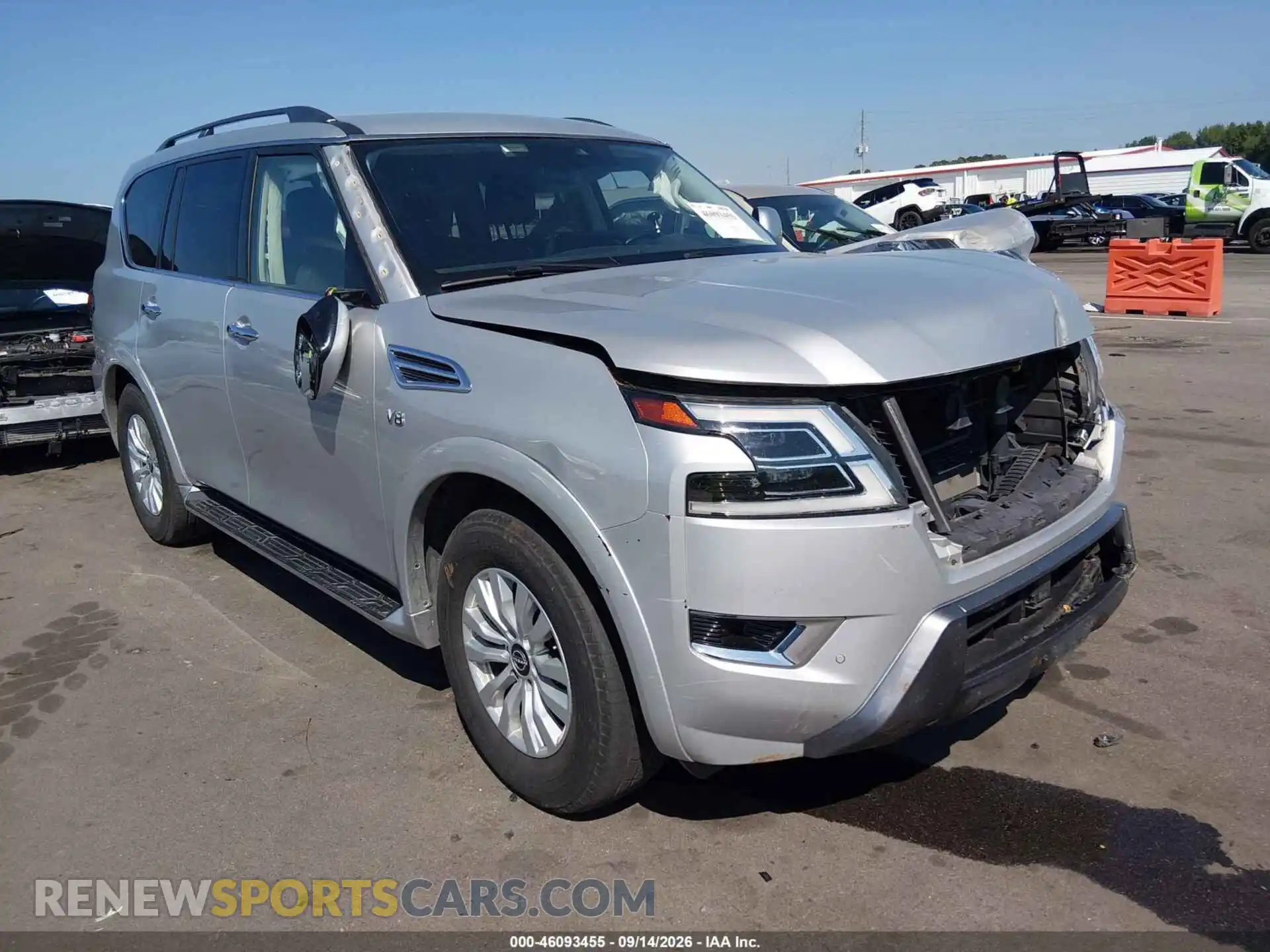 1 Photograph of a damaged car JN8AY2AC4M9147283 NISSAN ARMADA 2021