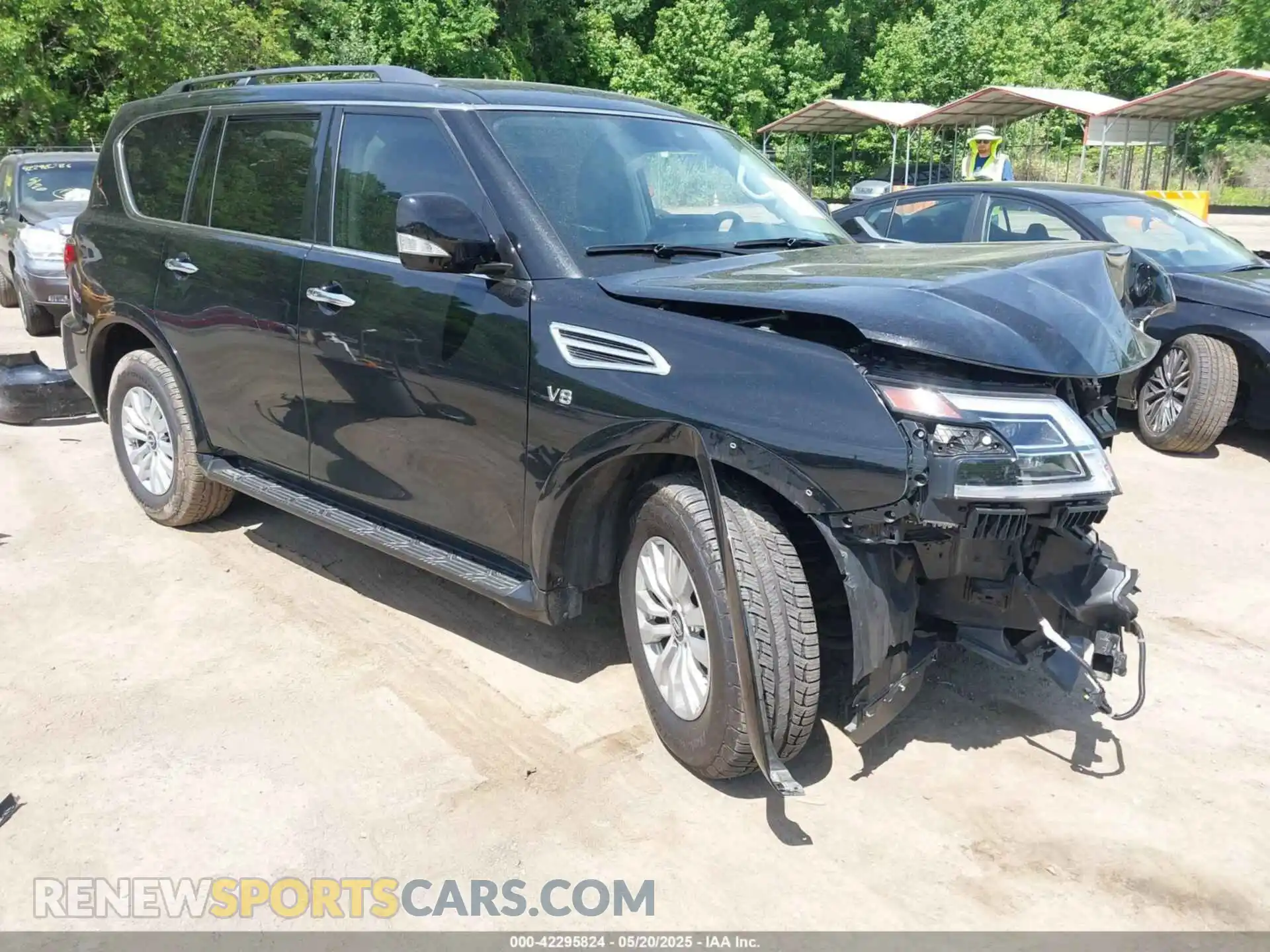 1 fotografías del automóvil dañado JN8AY2AC6M9147642 NISSAN ARMADA 2021