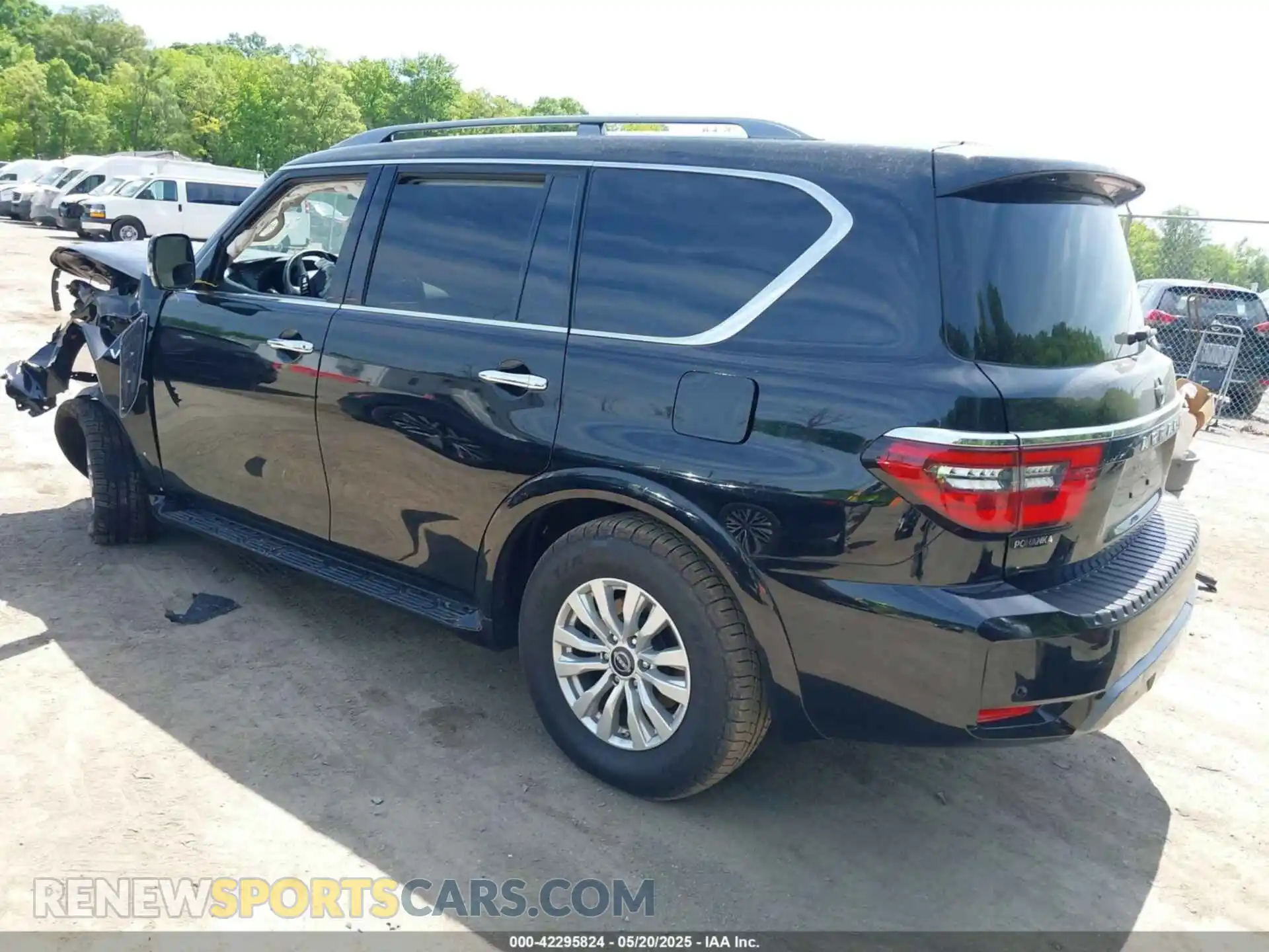 3 fotografías del automóvil dañado JN8AY2AC6M9147642 NISSAN ARMADA 2021