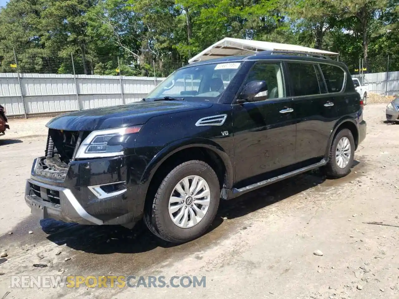 1 Photograph of a damaged car JN8AY2AC7M9145401 NISSAN ARMADA 2021