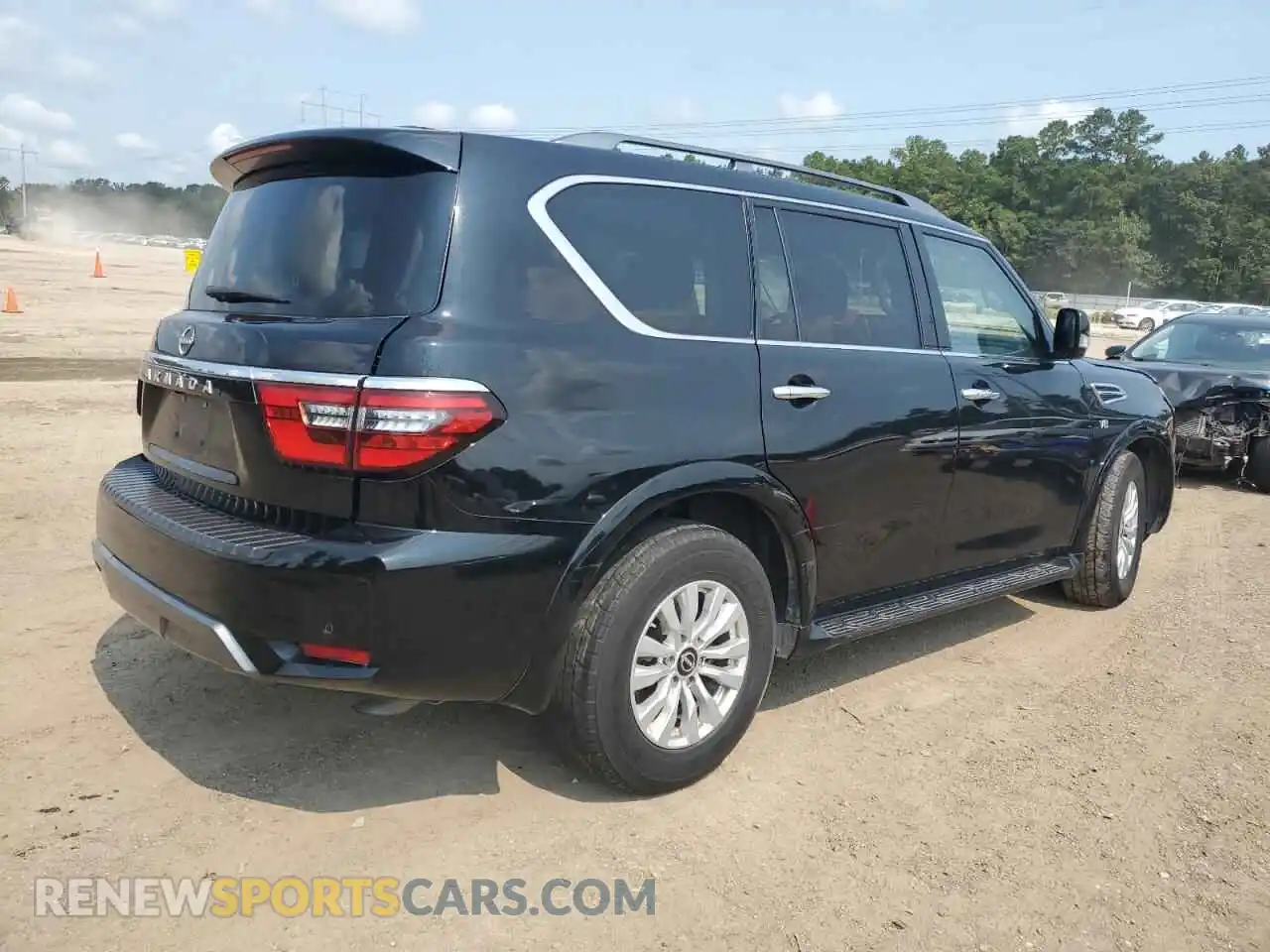 3 fotografías del automóvil dañado JN8AY2ACXM9145165 NISSAN ARMADA 2021