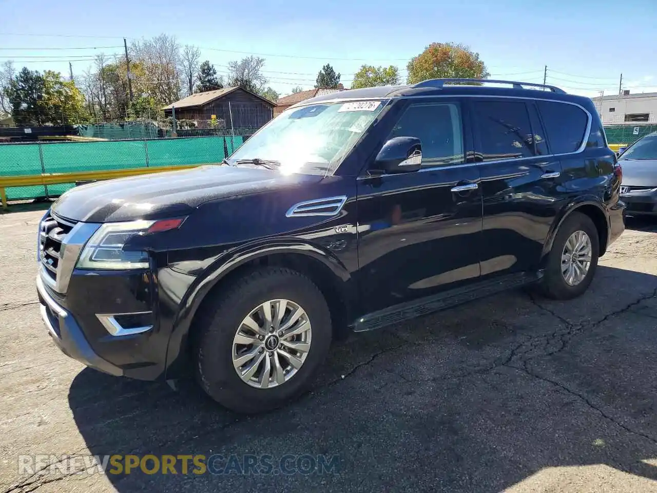 1 Photograph of a damaged car JN8AY2ACXM9145876 NISSAN ARMADA 2021