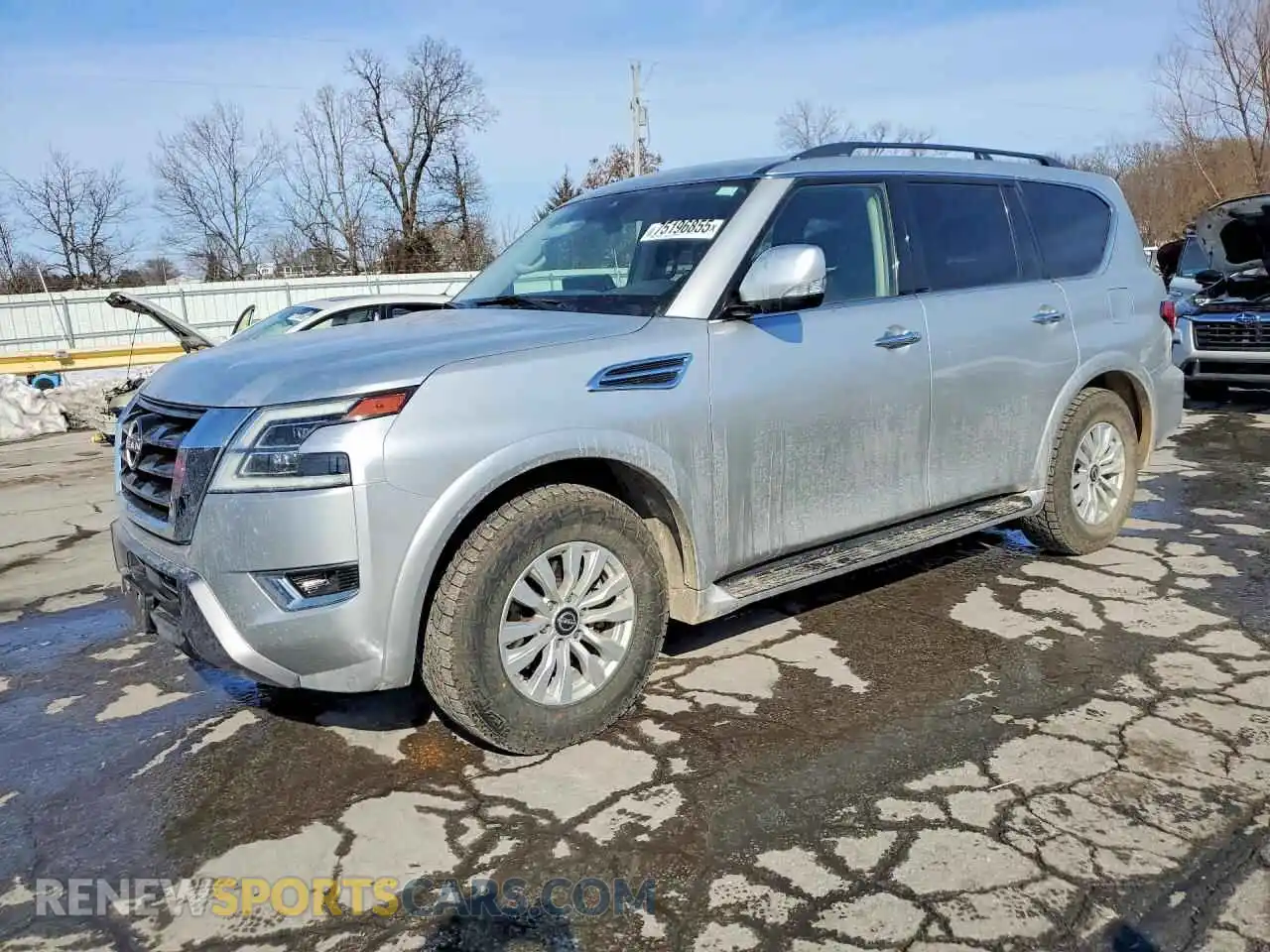 1 Photograph of a damaged car JN8AY2AD2M9661948 NISSAN ARMADA 2021