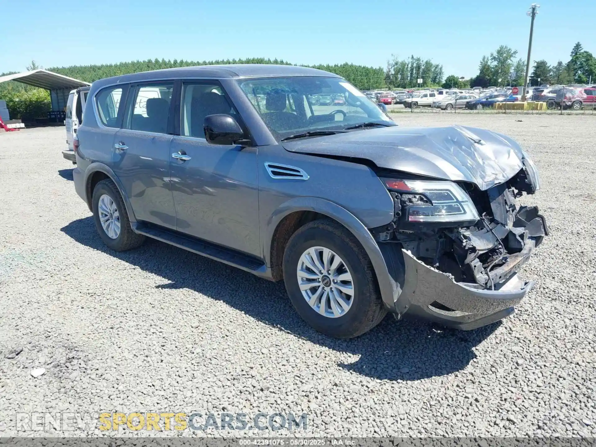 1 Фотография поврежденного автомобиля JN8AY2AD4M9662096 NISSAN ARMADA 2021