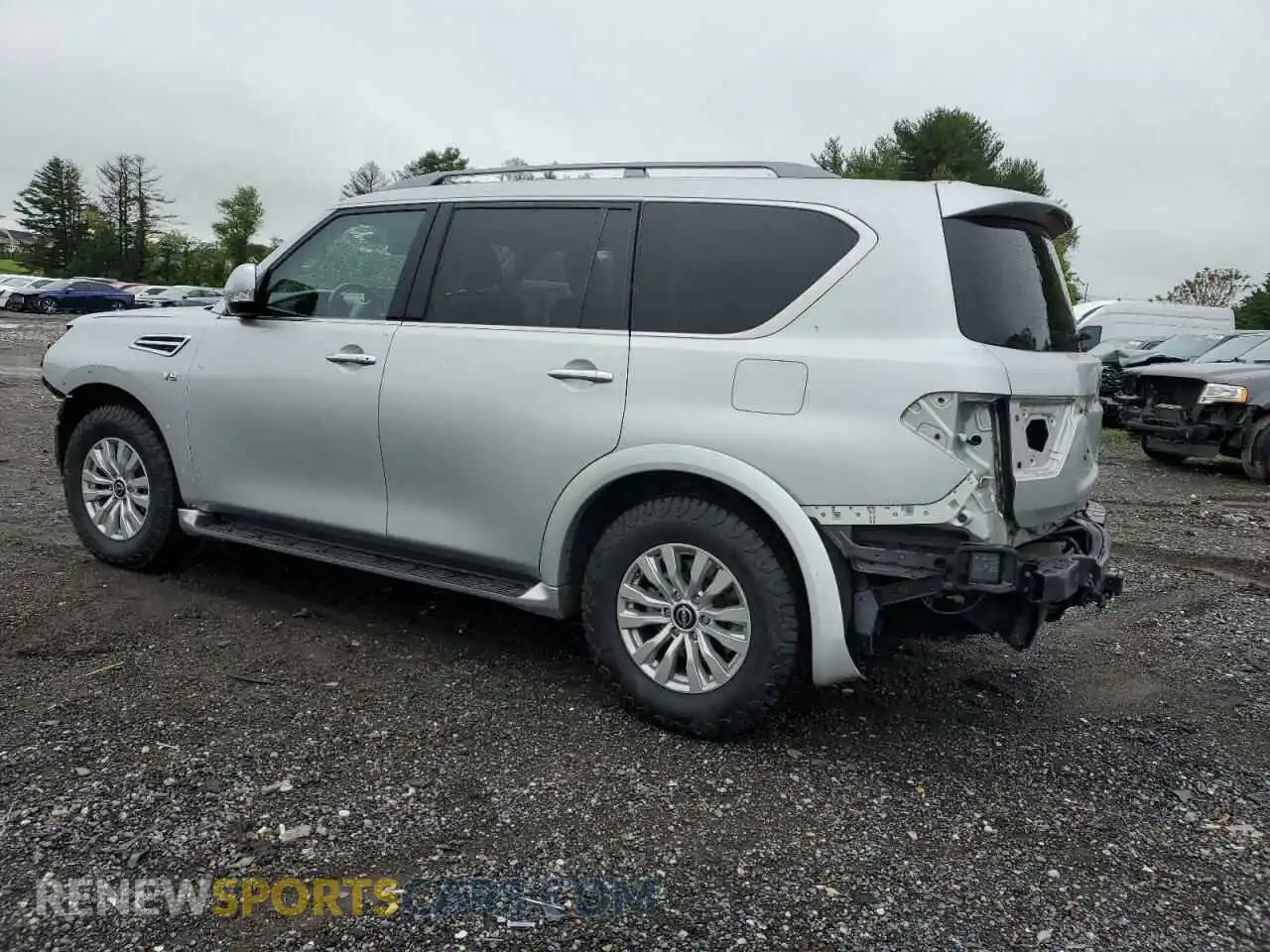 2 Photograph of a damaged car JN8AY2AD6M9661063 NISSAN ARMADA 2021