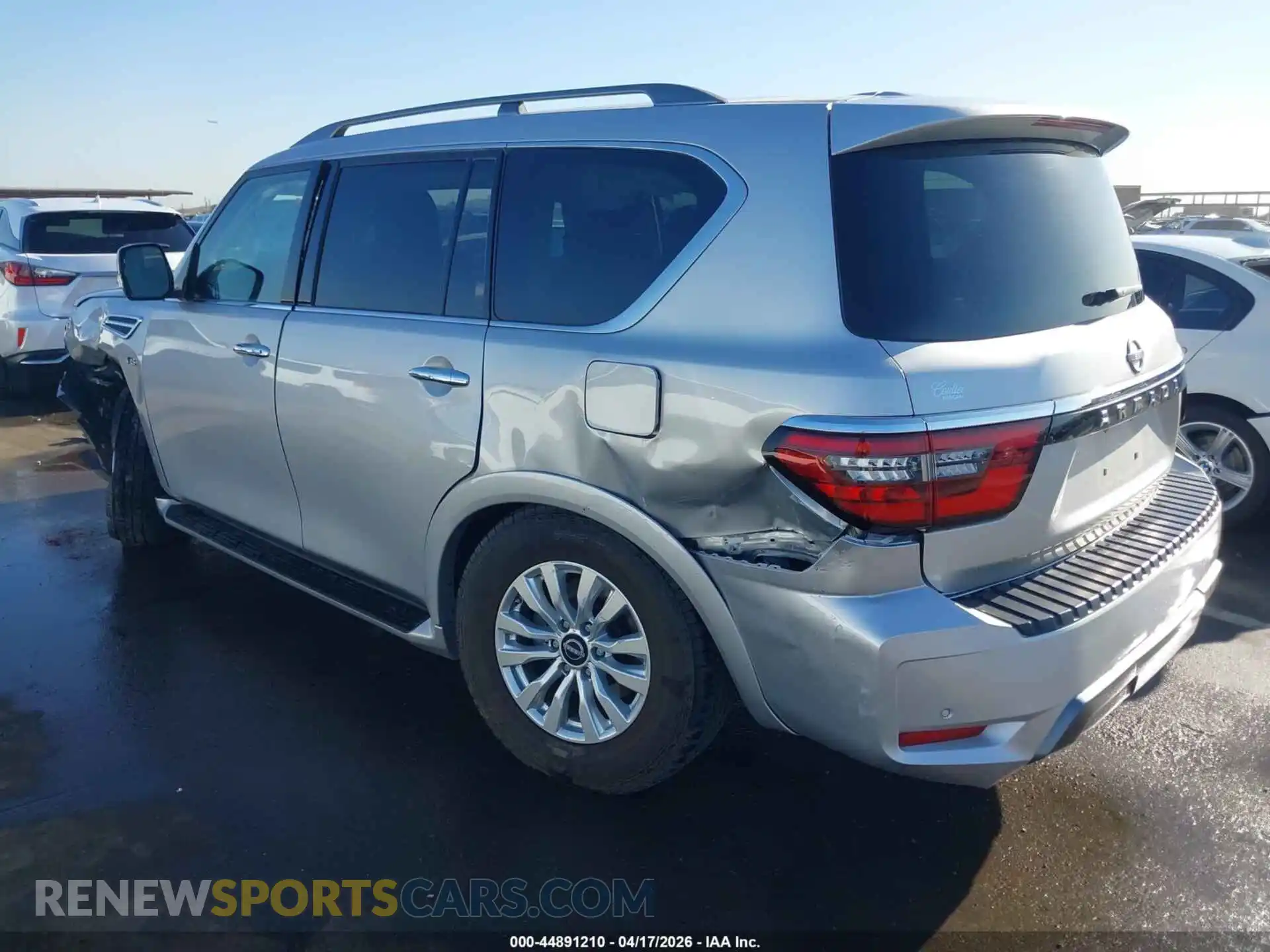 3 fotografías del automóvil dañado JN8AY2AD6M9661421 NISSAN ARMADA 2021