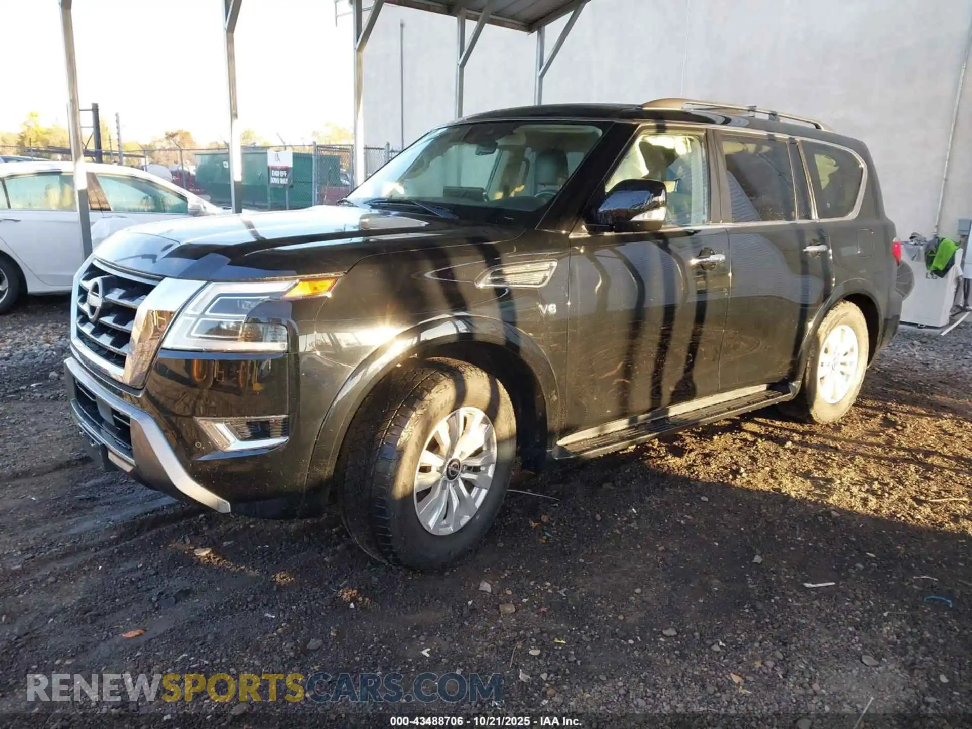2 fotografías del automóvil dañado JN8AY2AD8M9662022 NISSAN ARMADA 2021