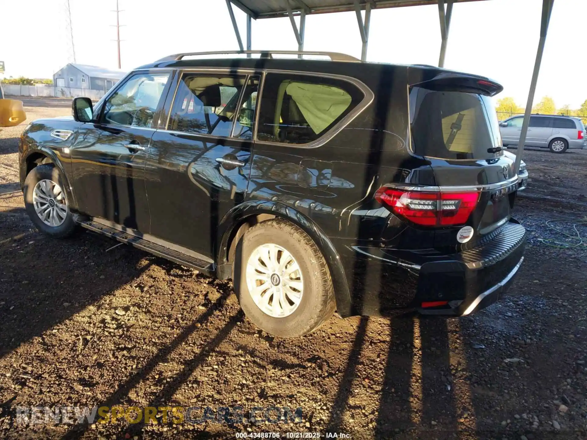 3 fotografías del automóvil dañado JN8AY2AD8M9662022 NISSAN ARMADA 2021