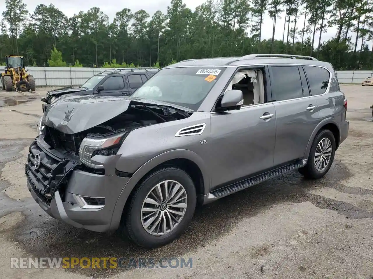 1 Photograph of a damaged car JN8AY2BA1M9371009 NISSAN ARMADA 2021