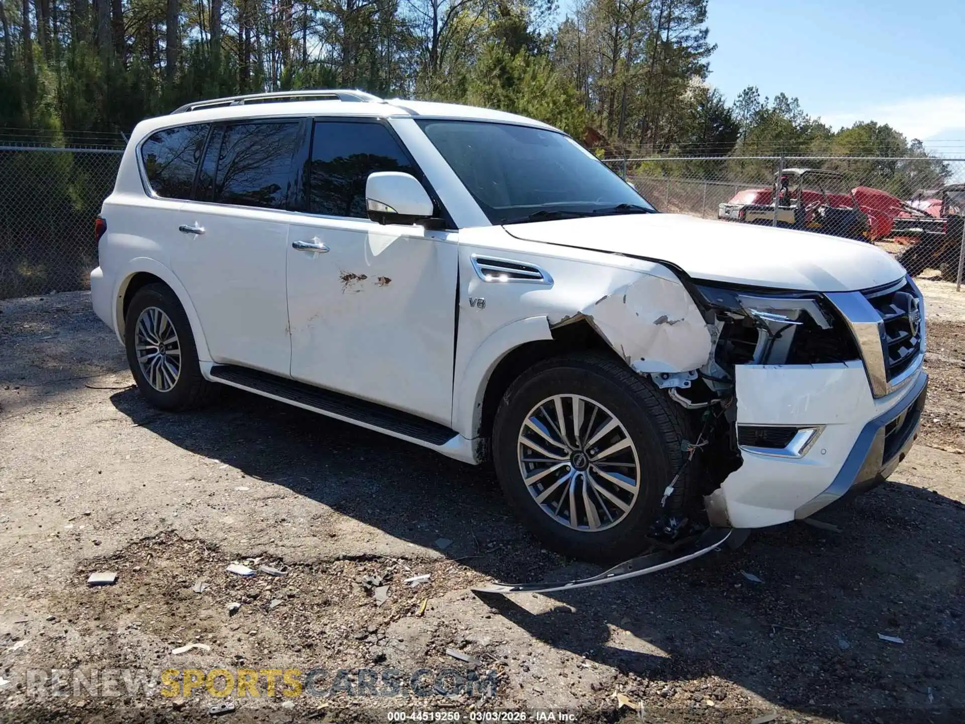 1 fotografías del automóvil dañado JN8AY2BA2M9372461 NISSAN ARMADA 2021