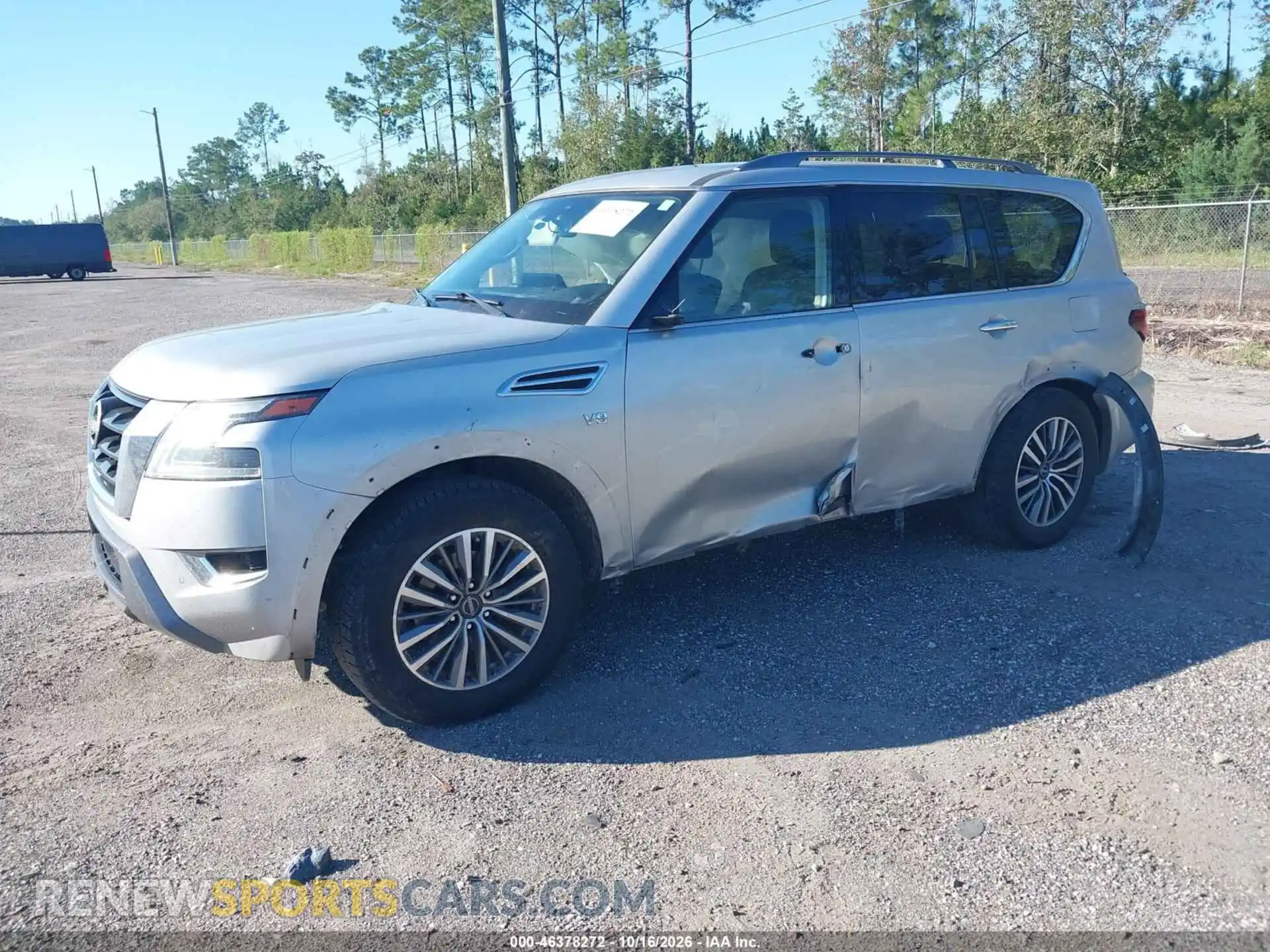 2 Photograph of a damaged car JN8AY2BA8M9372299 NISSAN ARMADA 2021