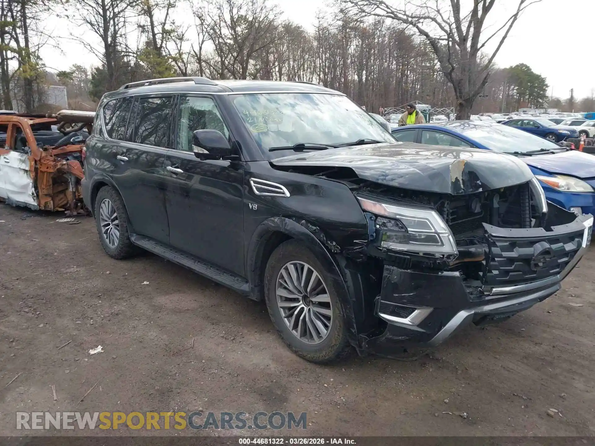 1 fotografías del automóvil dañado JN8AY2BB4M9793395 NISSAN ARMADA 2021