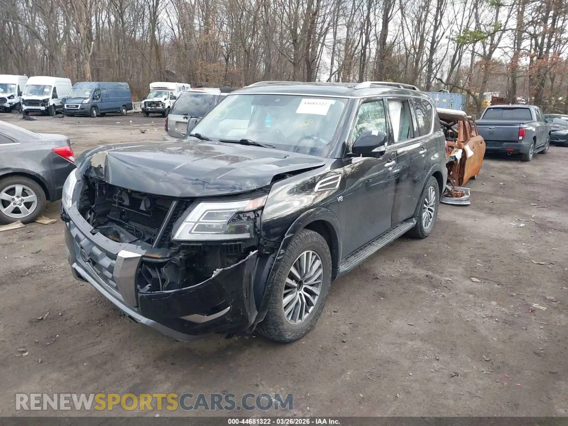 2 fotografías del automóvil dañado JN8AY2BB4M9793395 NISSAN ARMADA 2021