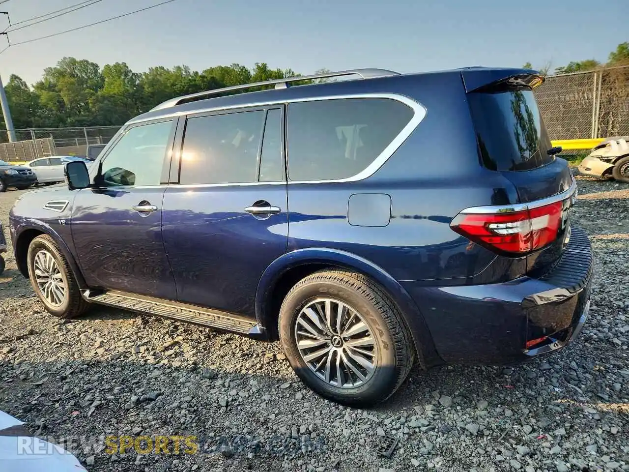 2 fotografías del automóvil dañado JN8AY2BB9M9790556 NISSAN ARMADA 2021