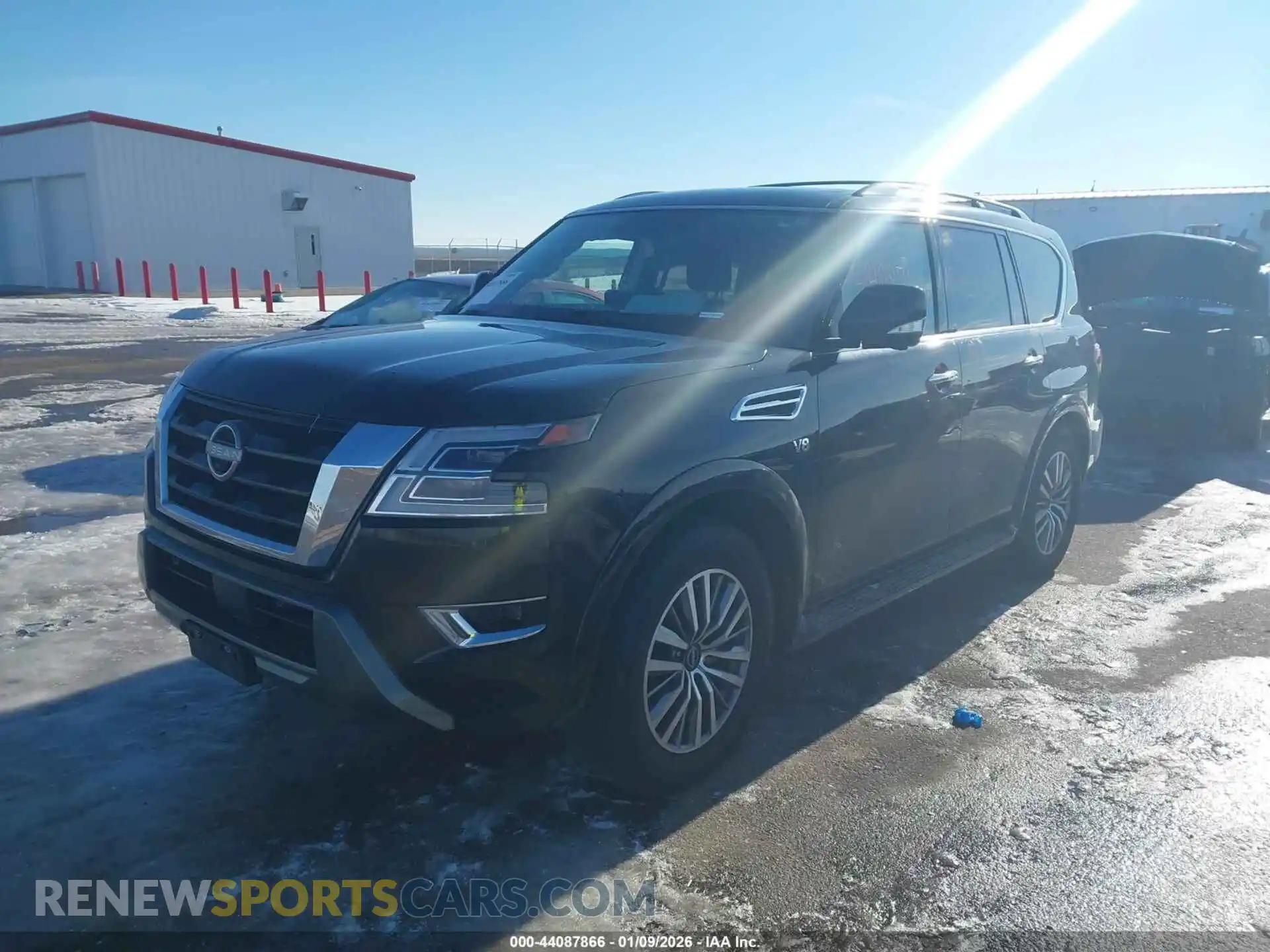 2 fotografías del automóvil dañado JN8AY2BBXM9791876 NISSAN ARMADA 2021