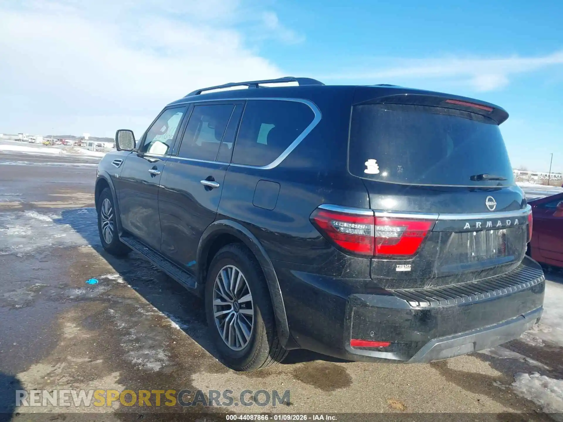 3 fotografías del automóvil dañado JN8AY2BBXM9791876 NISSAN ARMADA 2021