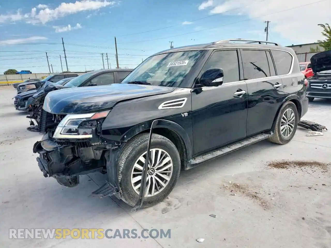 1 fotografías del automóvil dañado JN8AY2BC0M9148218 NISSAN ARMADA 2021
