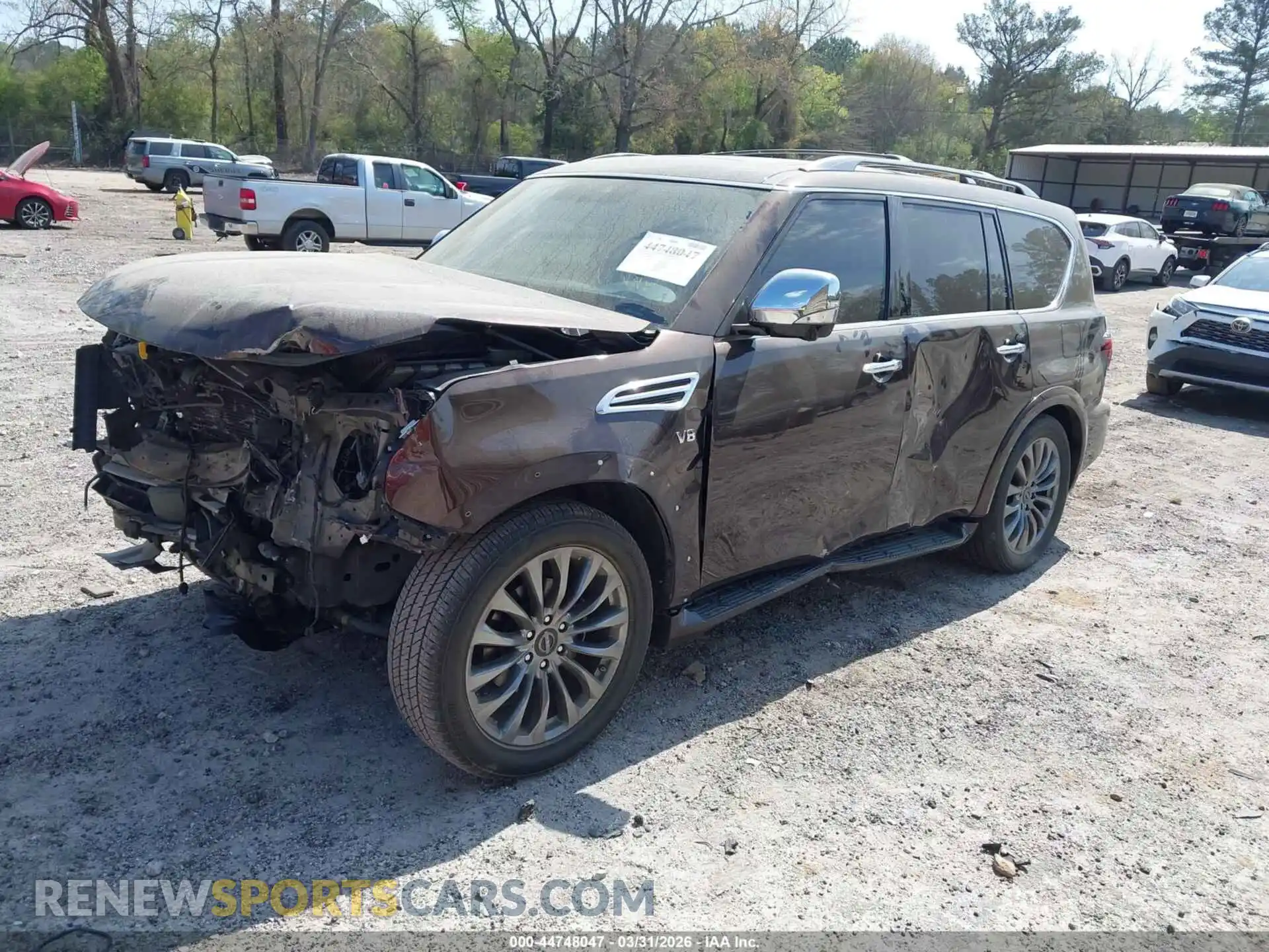 2 fotografías del automóvil dañado JN8AY2DA0M9370060 NISSAN ARMADA 2021