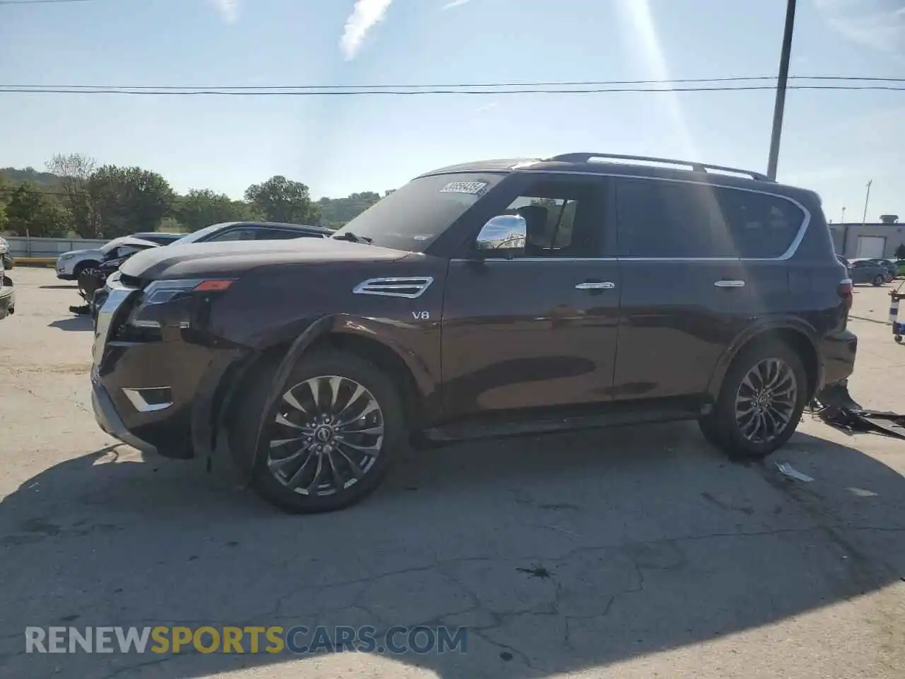 1 fotografías del automóvil dañado JN8AY2DA7M9371836 NISSAN ARMADA 2021