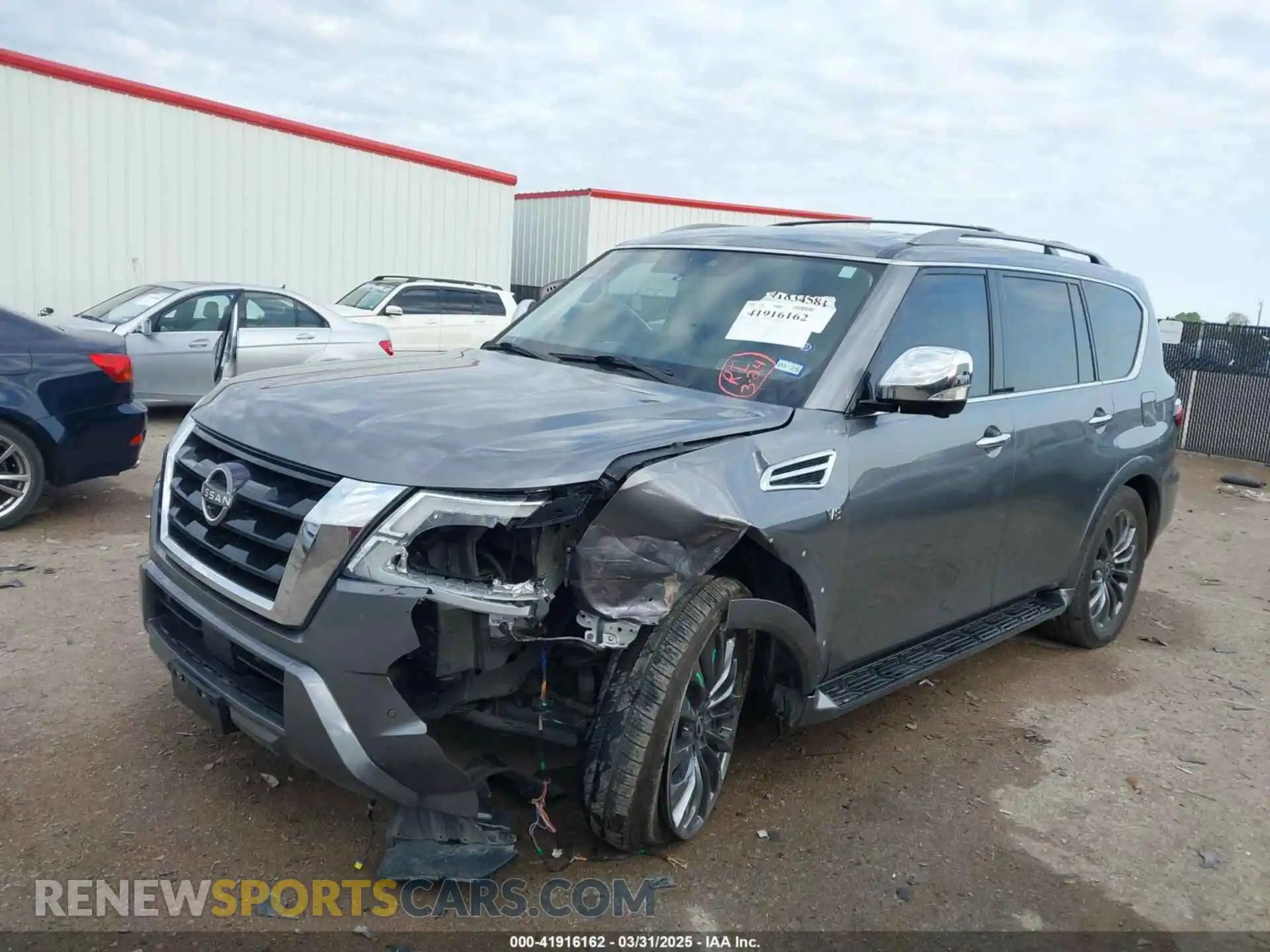 2 Photograph of a damaged car JN8AY2DA7M9372064 NISSAN ARMADA 2021