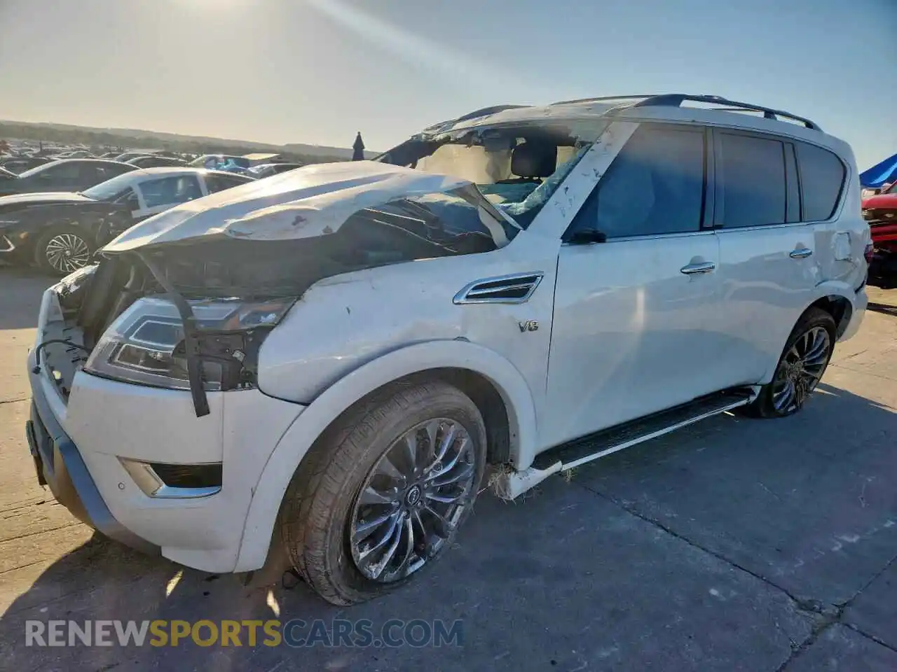 1 fotografías del automóvil dañado JN8AY2DA8M9374583 NISSAN ARMADA 2021