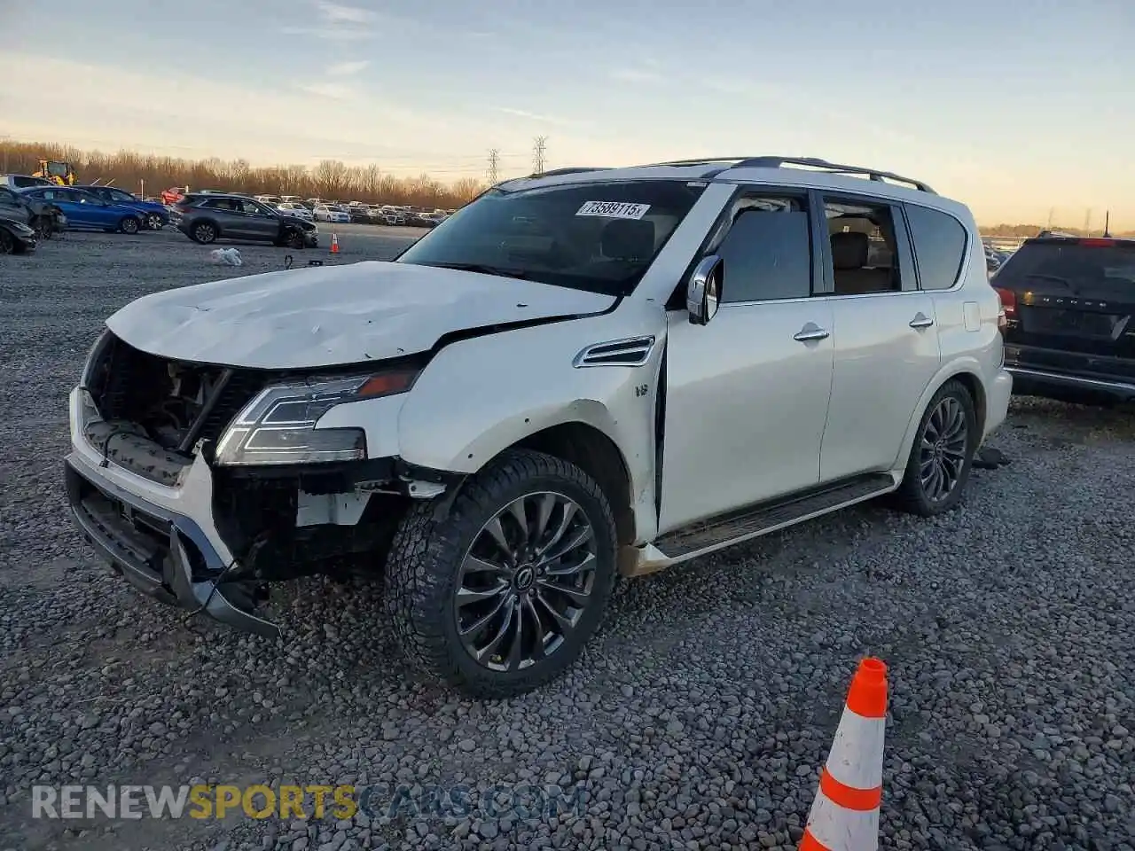 1 Photograph of a damaged car JN8AY2DB1M9794257 NISSAN ARMADA 2021
