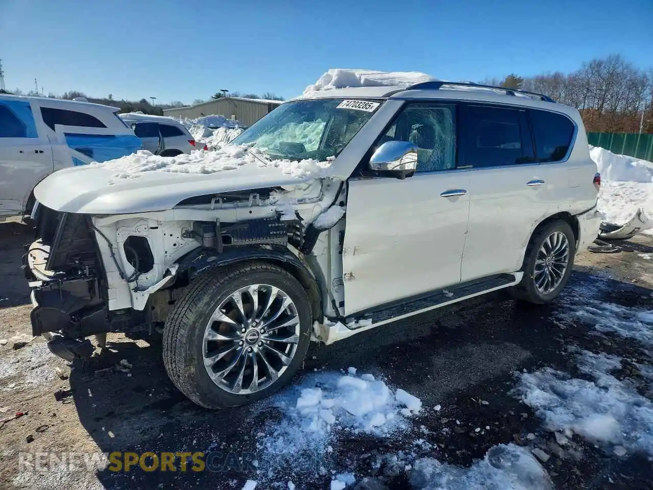 1 Photograph of a damaged car JN8AY2DB4M9793801 NISSAN ARMADA 2021