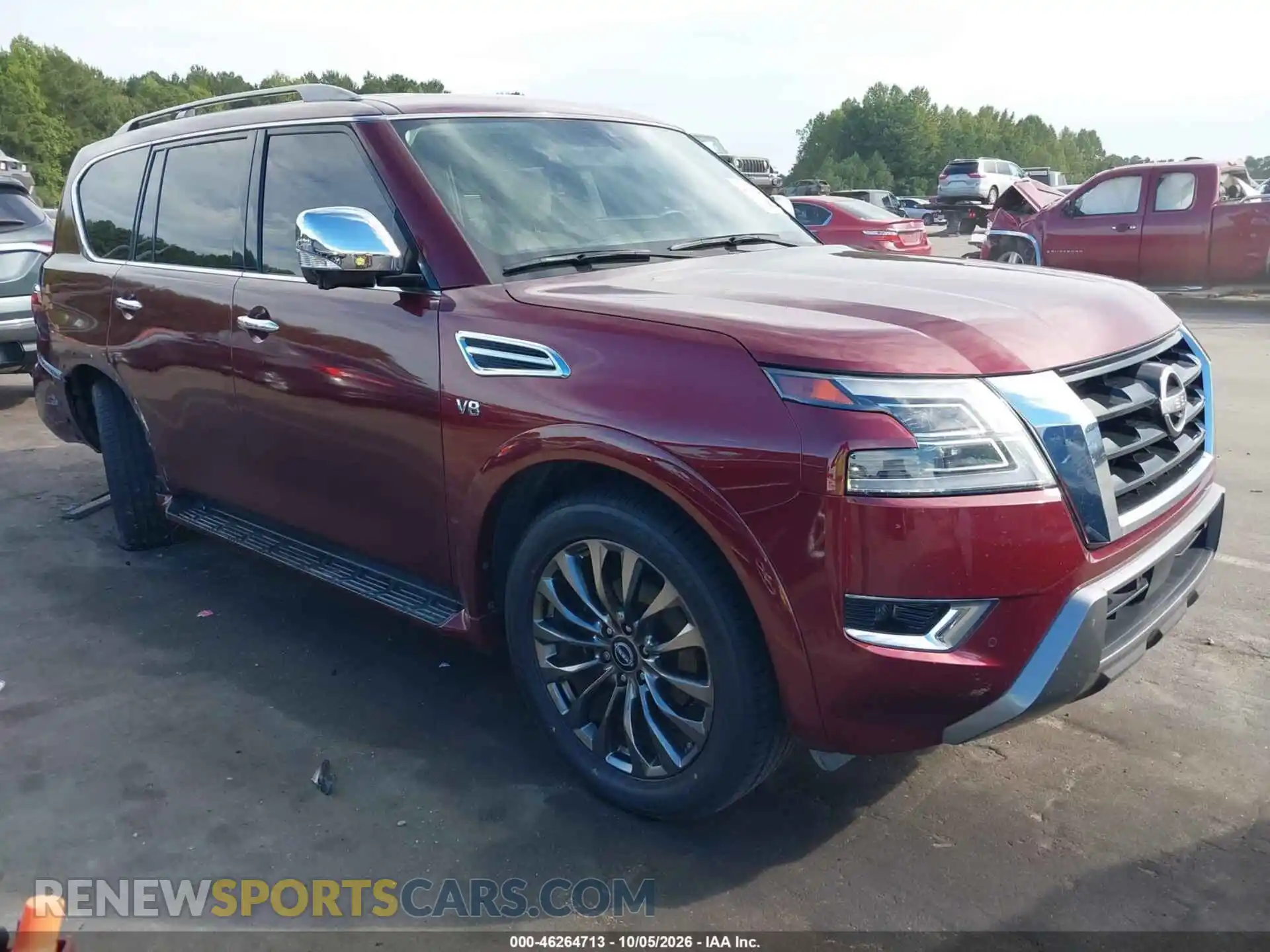 1 Photograph of a damaged car JN8AY2DB8M9792652 NISSAN ARMADA 2021