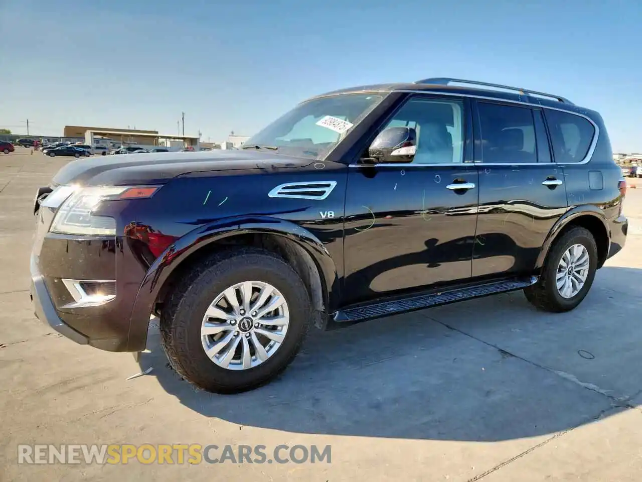 1 Photograph of a damaged car JN8AY2AC8N9162189 NISSAN ARMADA 2022