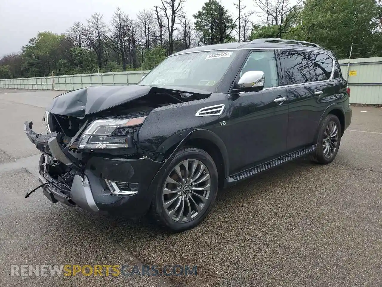 1 Photograph of a damaged car JN8AY2DB7N9810883 NISSAN ARMADA 2022