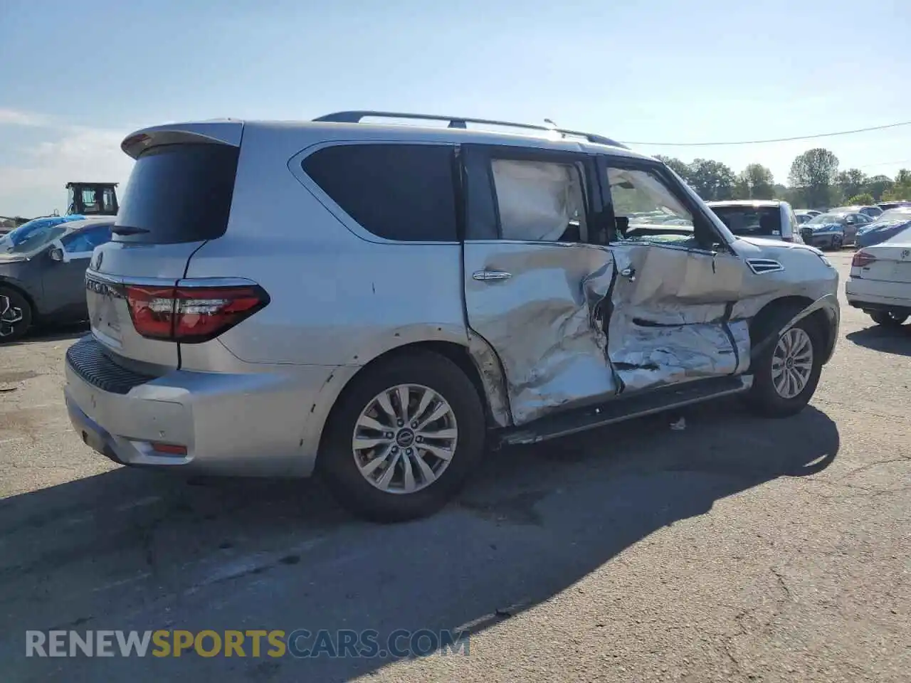 3 Photograph of a damaged car JN8AY2AC0P9182679 NISSAN ARMADA 2023
