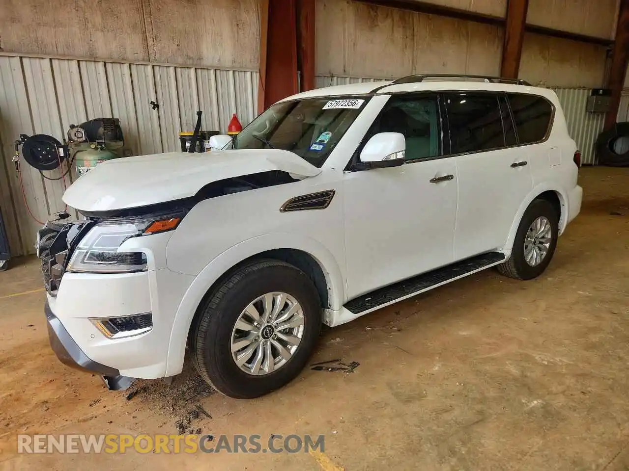 1 Photograph of a damaged car JN8AY2AC4P9182765 NISSAN ARMADA 2023