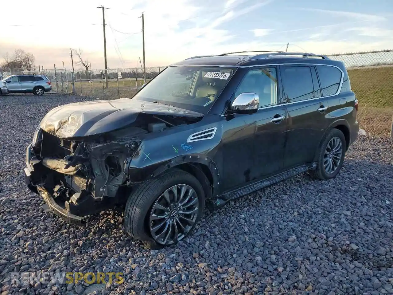 1 Photograph of a damaged car JN8AY2DB7P9832028 NISSAN ARMADA 2023