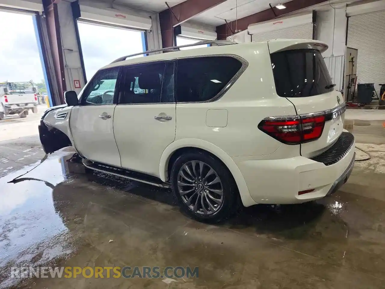 2 fotografías del automóvil dañado JN8AY2DB8P9833527 NISSAN ARMADA 2023