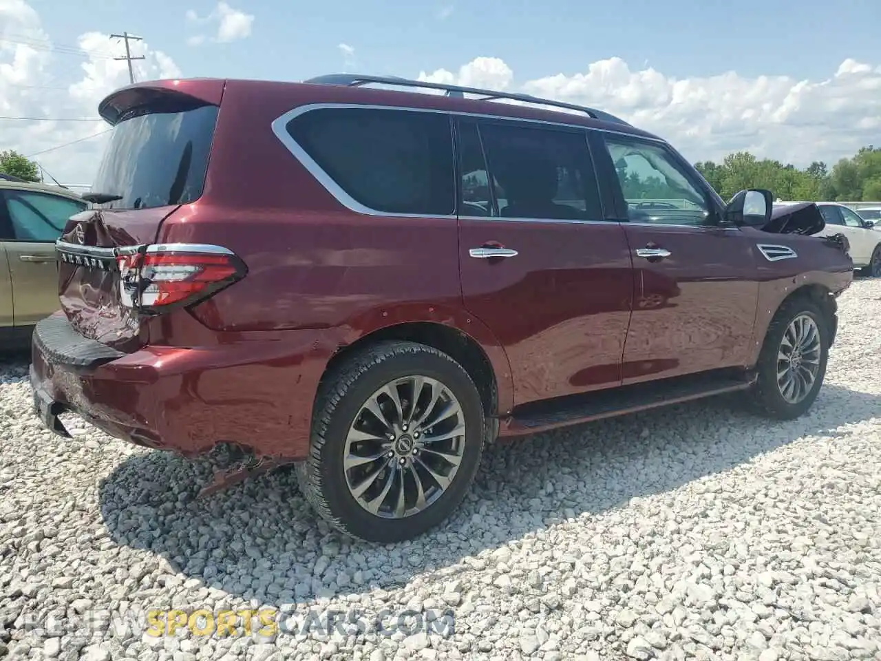 3 Photograph of a damaged car JN8AY2DB8P9835150 NISSAN ARMADA 2023