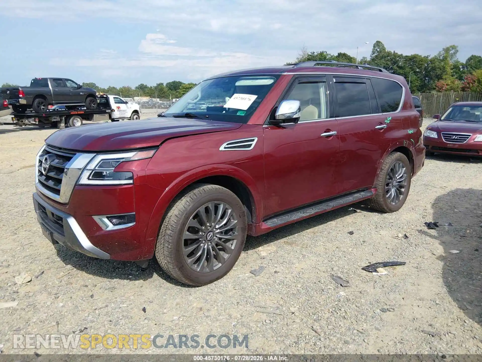 2 Photograph of a damaged car JN8AY2DB9R9851330 NISSAN ARMADA 2024
