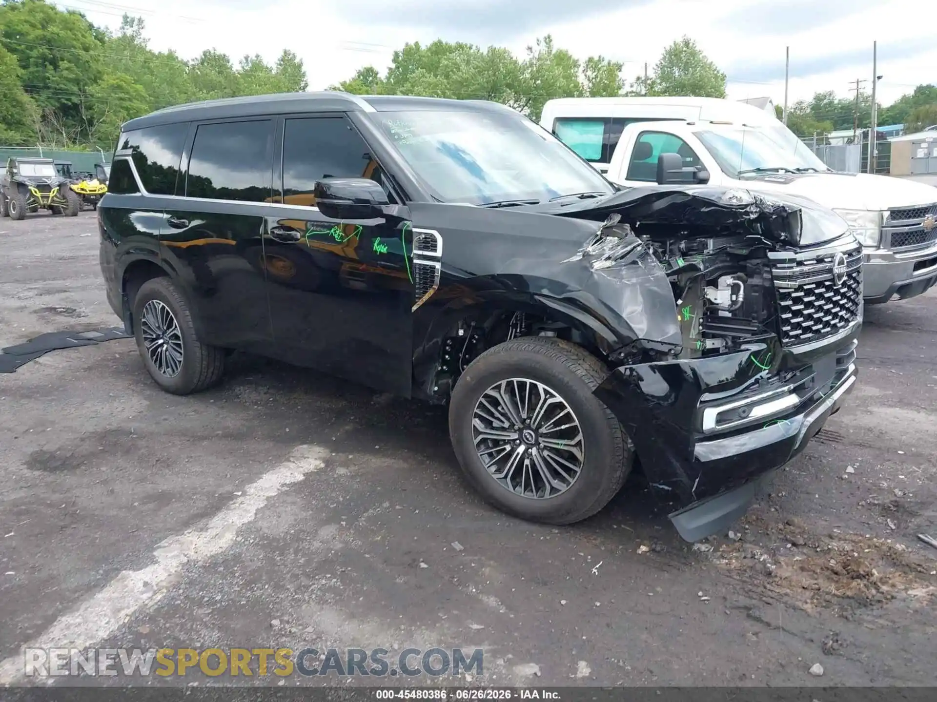 1 Photograph of a damaged car JN8AY3BB4T9121034 NISSAN ARMADA 2026