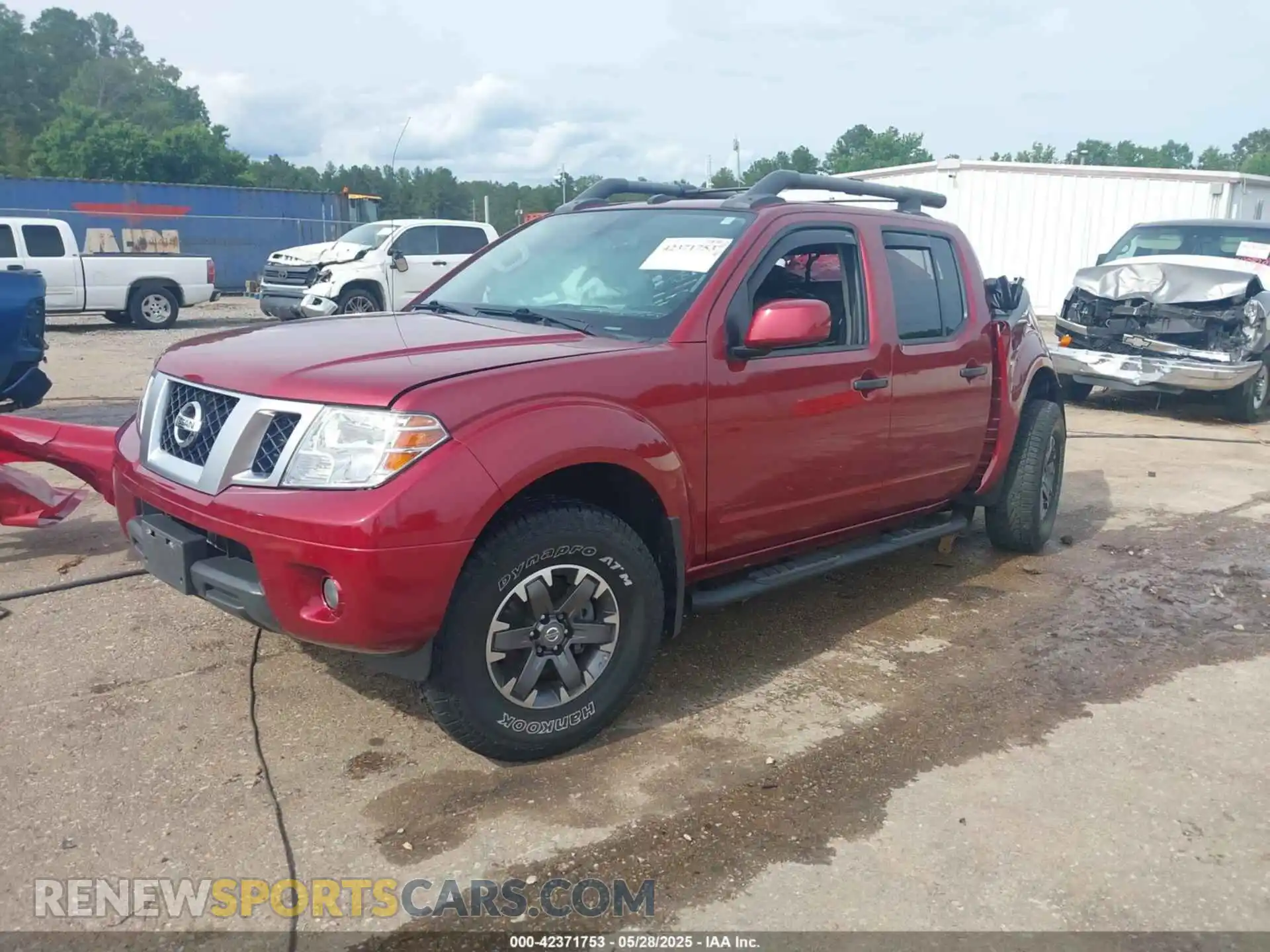 2 fotografías del automóvil dañado 1N6ED0EB6LN722954 NISSAN FRONTIER 2020
